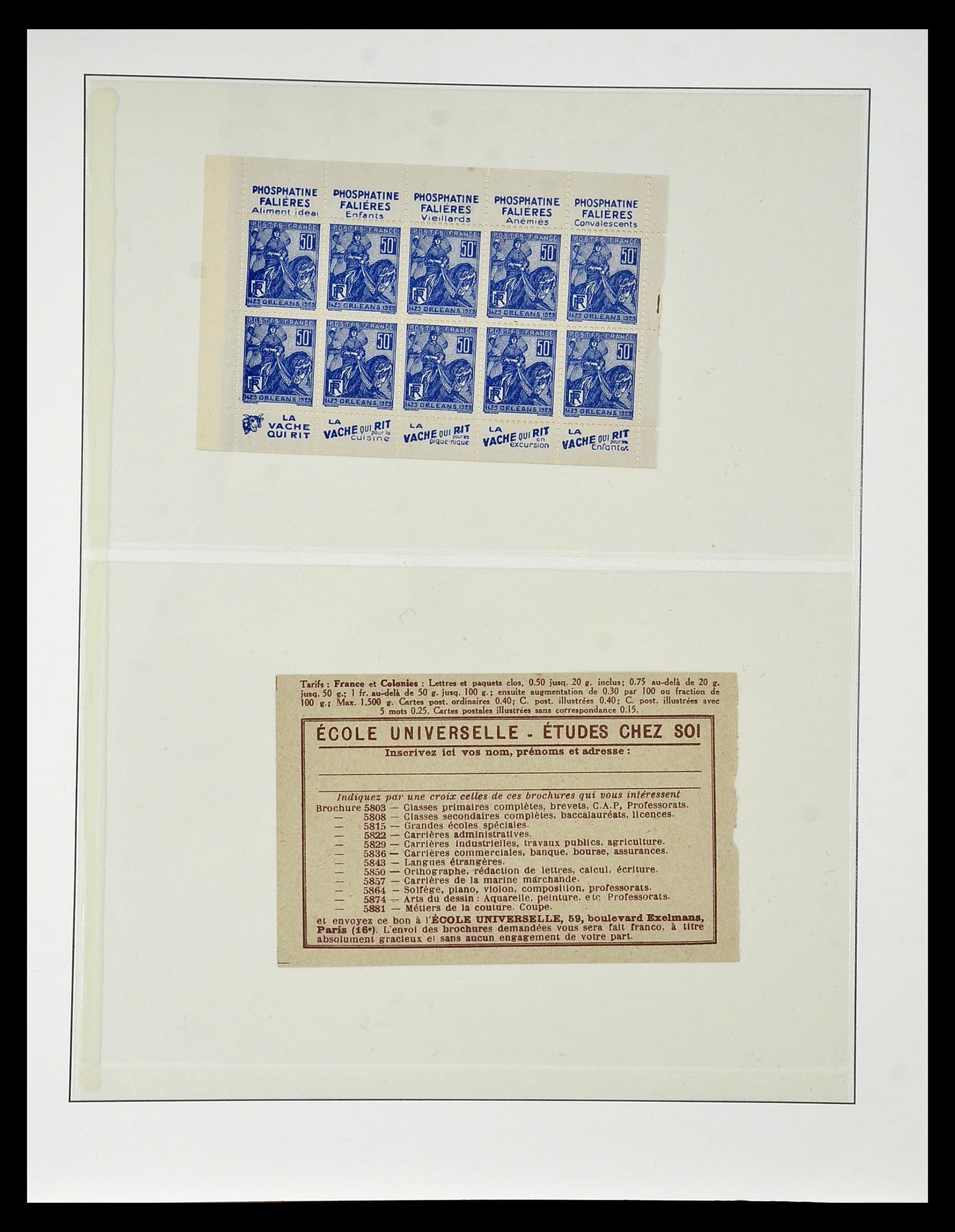 34820 049 - Postzegelverzameling 34820 Frankrijk SUPERVERZAMELING 1849-1960.