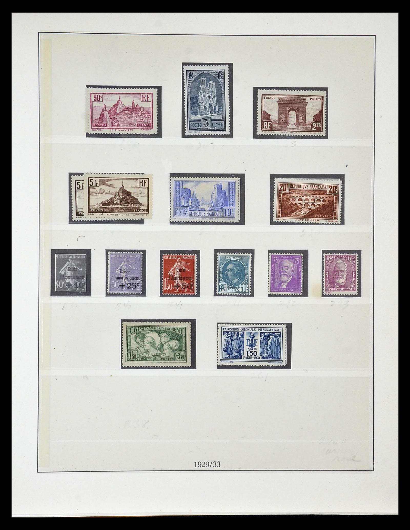 34820 052 - Postzegelverzameling 34820 Frankrijk SUPERVERZAMELING 1849-1960.