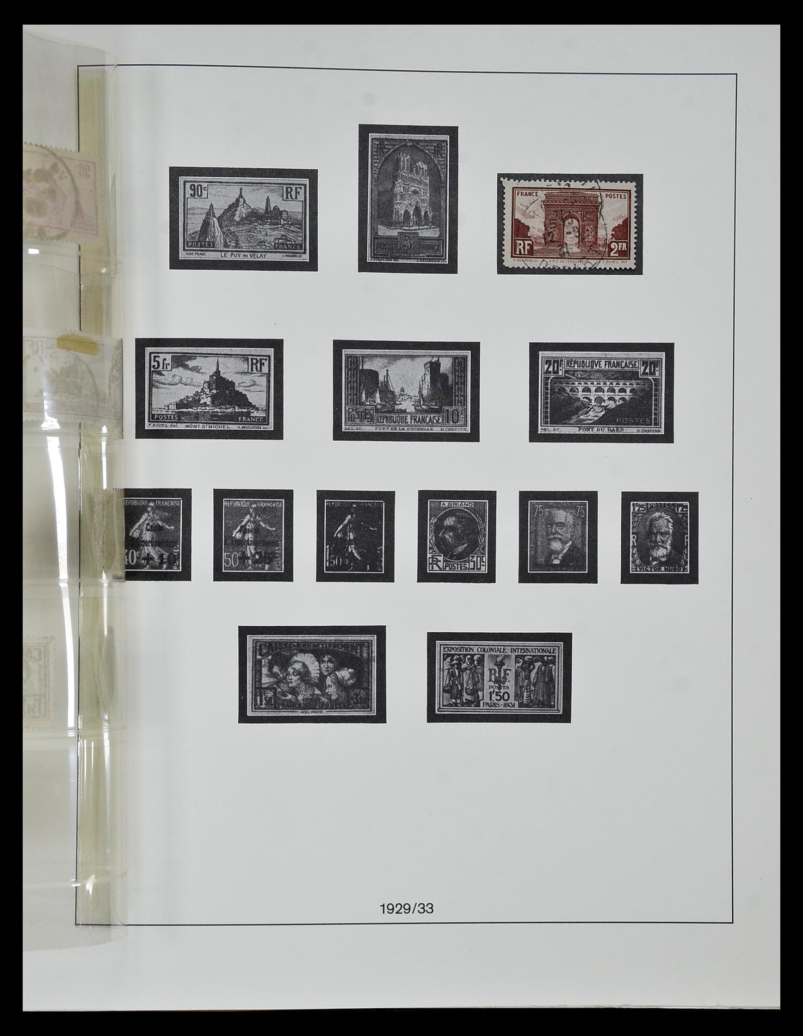34820 054 - Postzegelverzameling 34820 Frankrijk SUPERVERZAMELING 1849-1960.