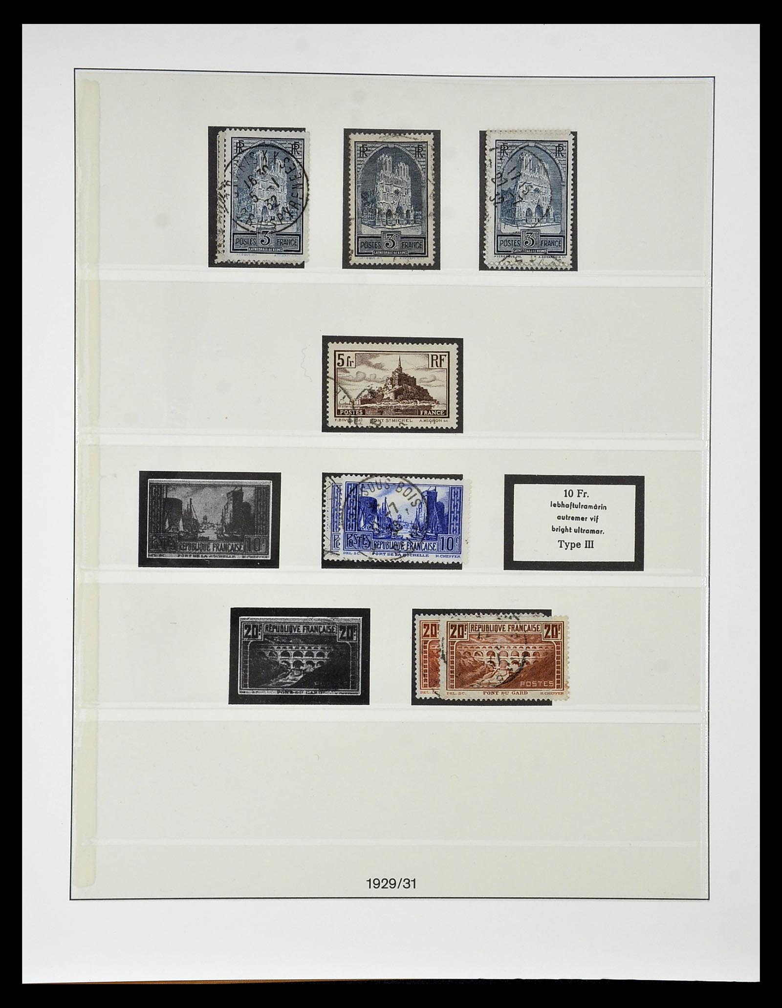 34820 056 - Postzegelverzameling 34820 Frankrijk SUPERVERZAMELING 1849-1960.
