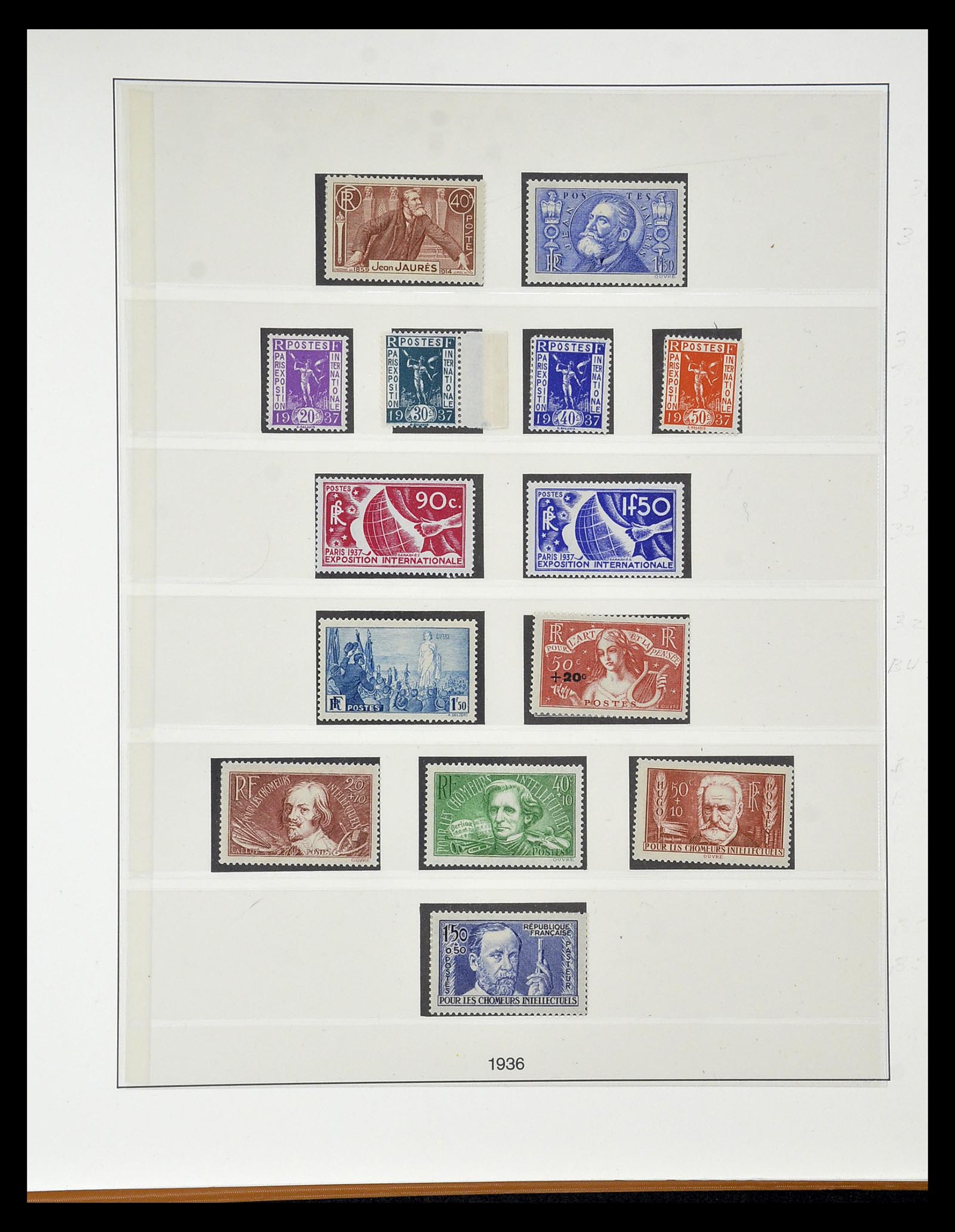 34820 071 - Postzegelverzameling 34820 Frankrijk SUPERVERZAMELING 1849-1960.