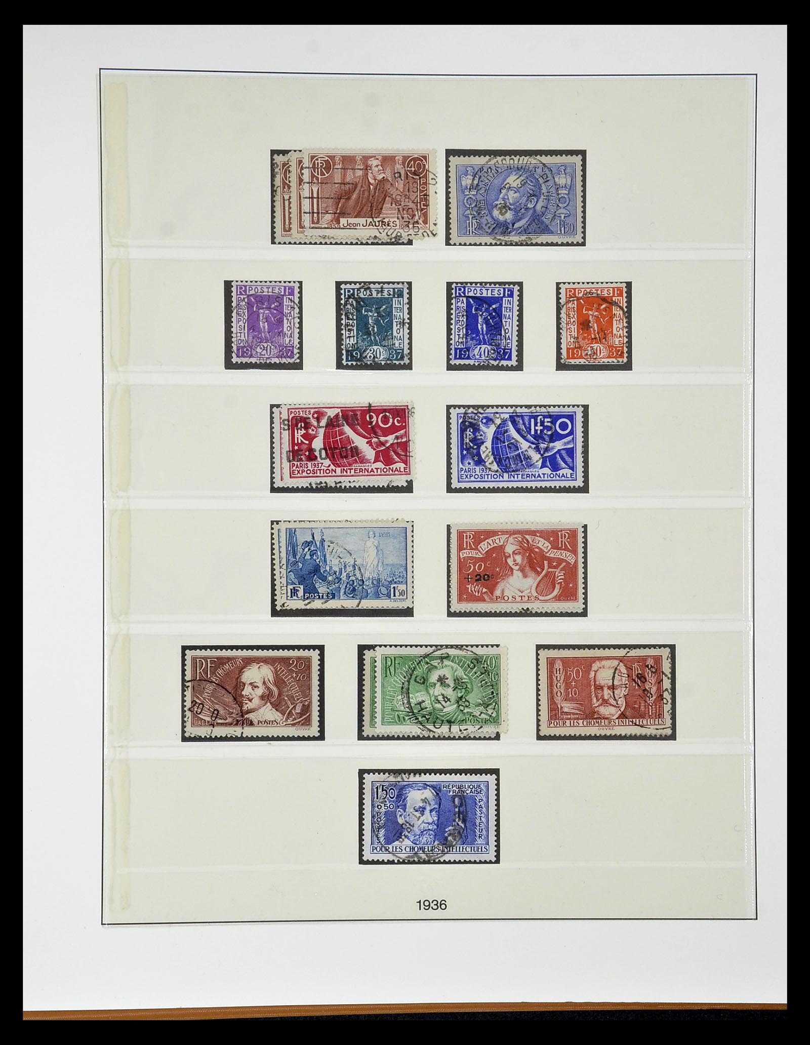 34820 072 - Postzegelverzameling 34820 Frankrijk SUPERVERZAMELING 1849-1960.
