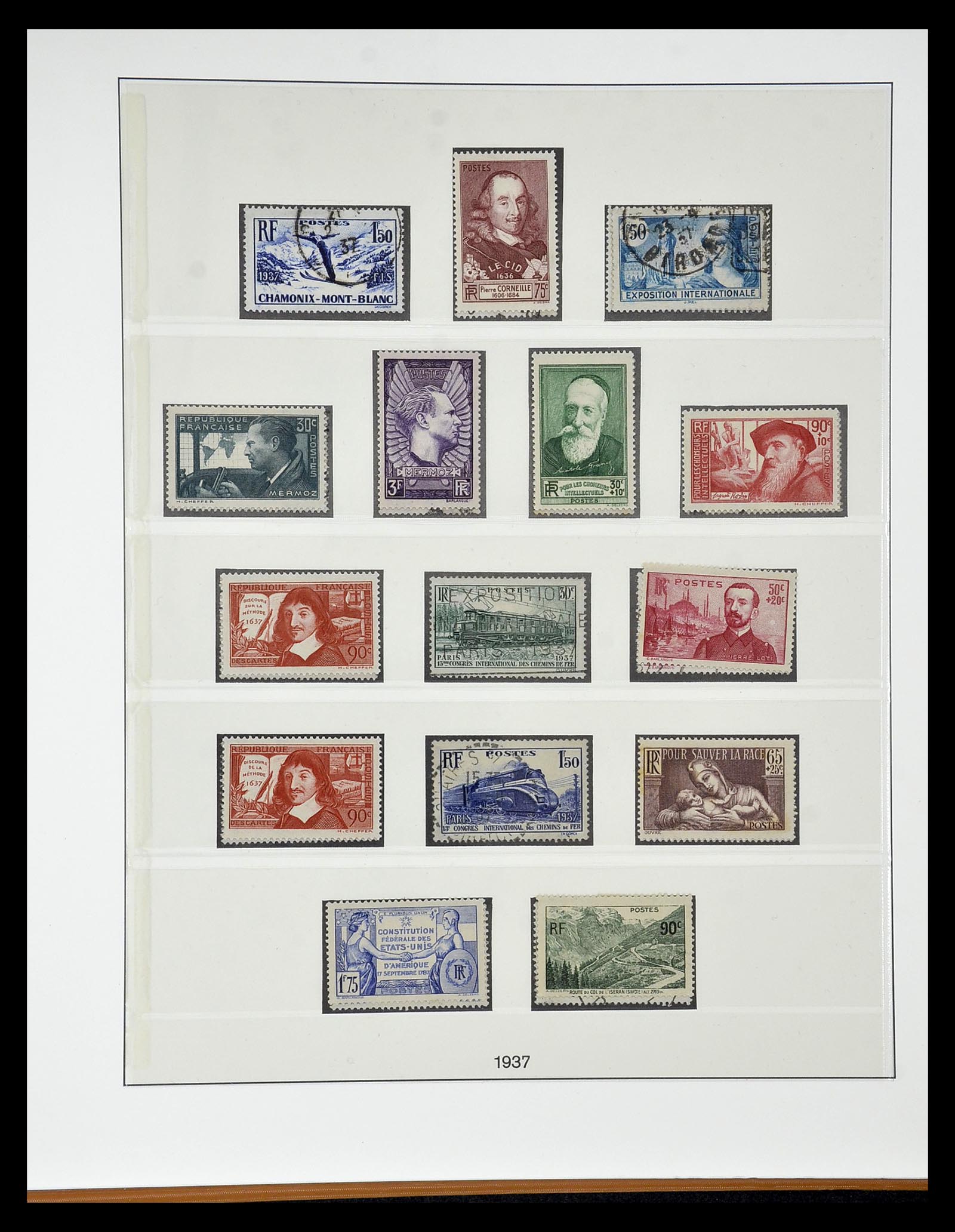 34820 074 - Postzegelverzameling 34820 Frankrijk SUPERVERZAMELING 1849-1960.