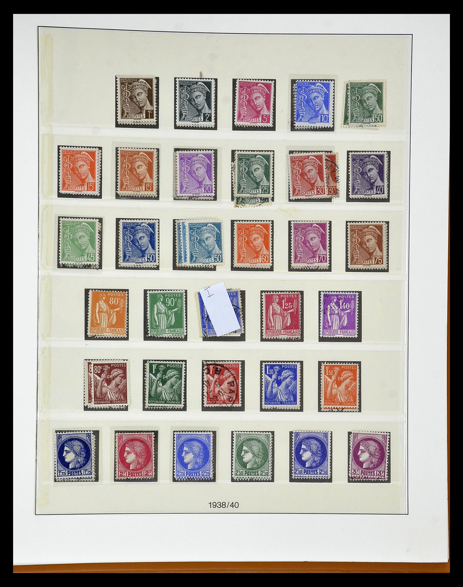 34820 081 - Postzegelverzameling 34820 Frankrijk SUPERVERZAMELING 1849-1960.