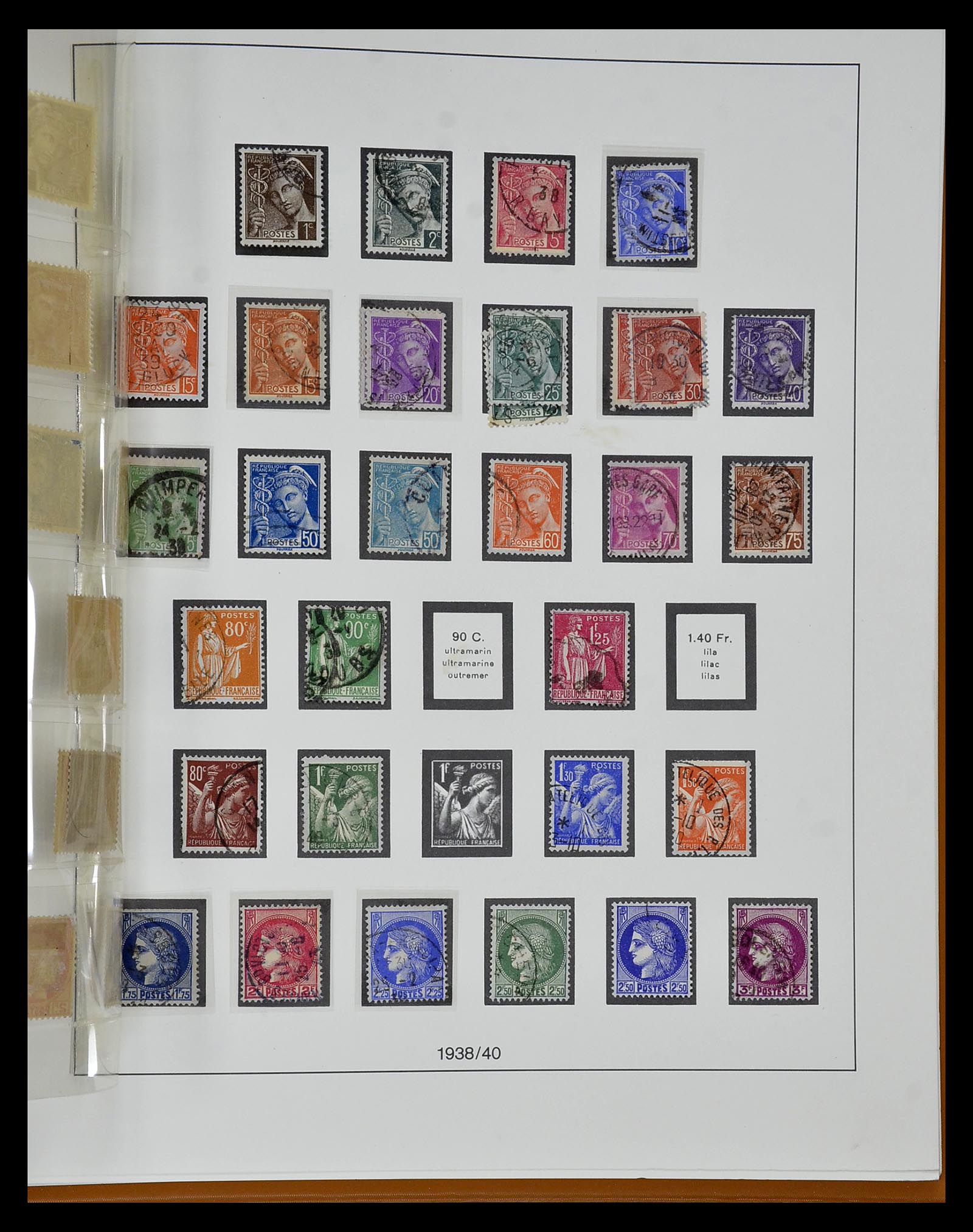 34820 082 - Postzegelverzameling 34820 Frankrijk SUPERVERZAMELING 1849-1960.