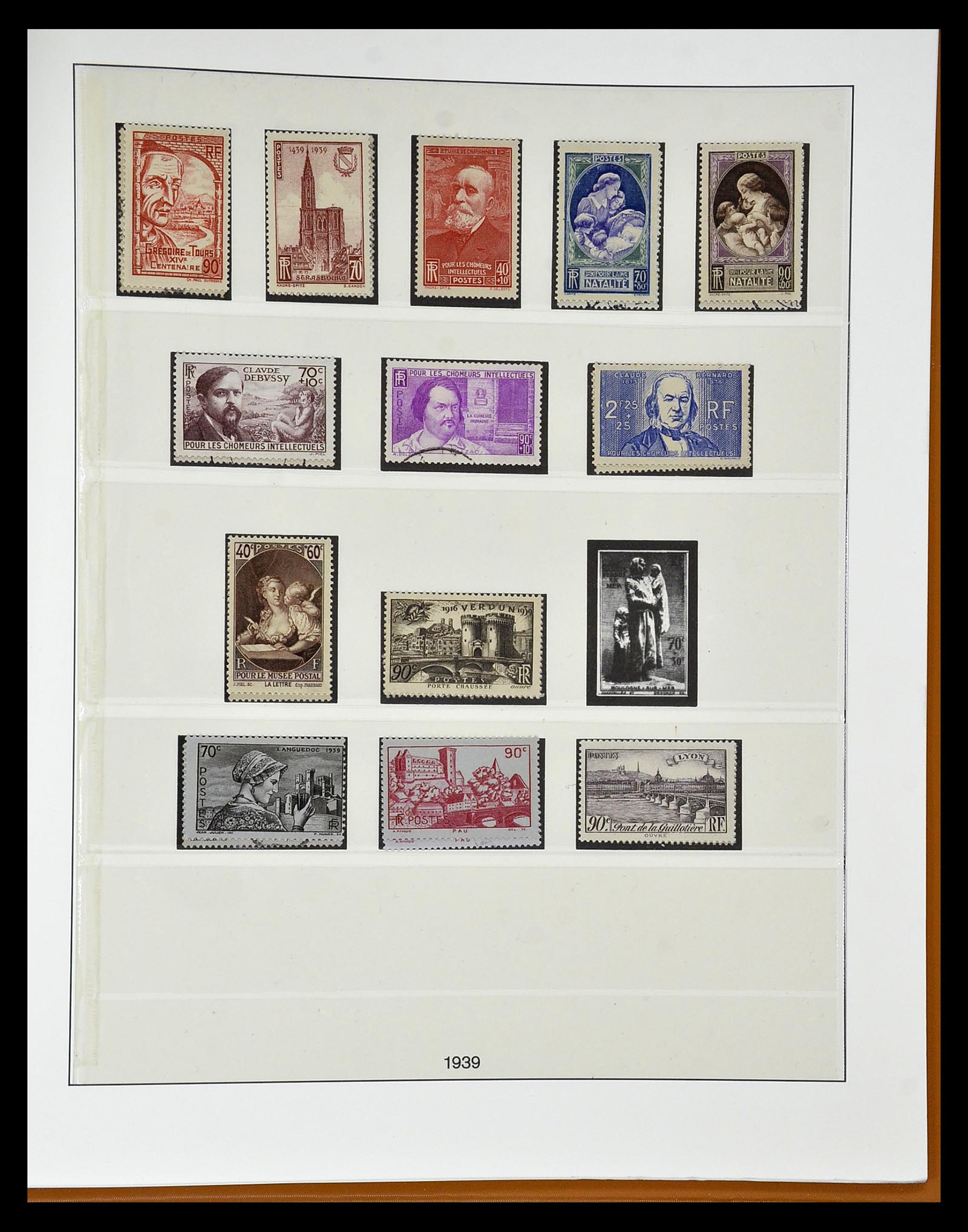 34820 090 - Postzegelverzameling 34820 Frankrijk SUPERVERZAMELING 1849-1960.