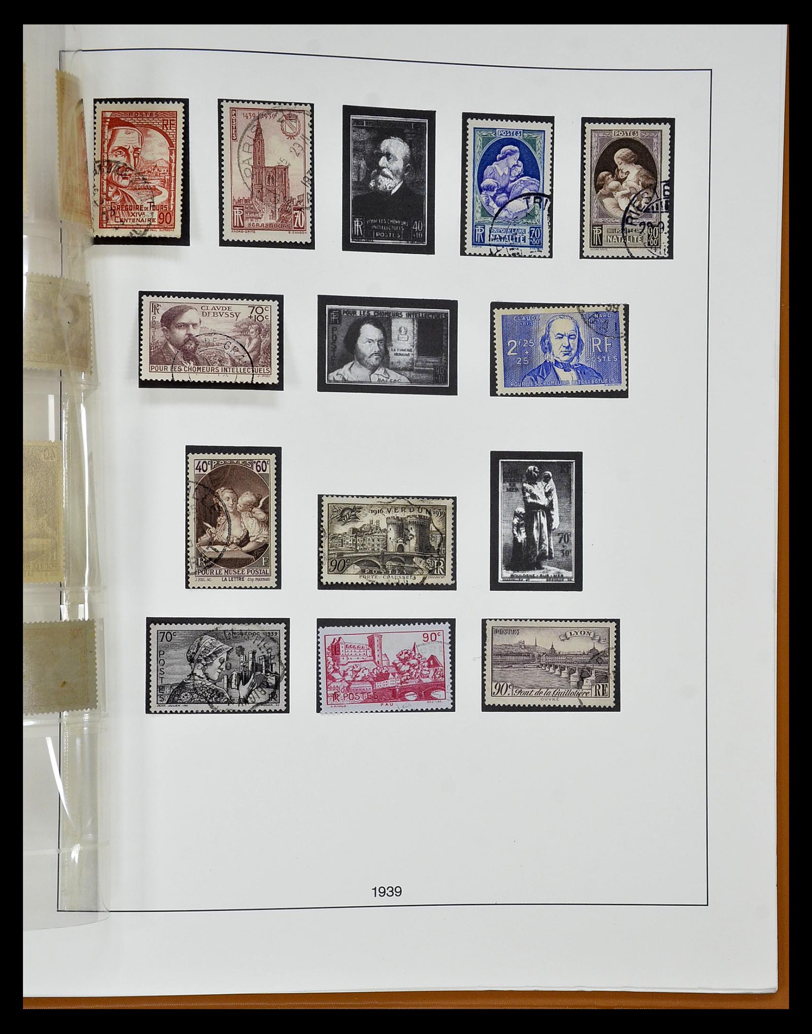 34820 091 - Postzegelverzameling 34820 Frankrijk SUPERVERZAMELING 1849-1960.