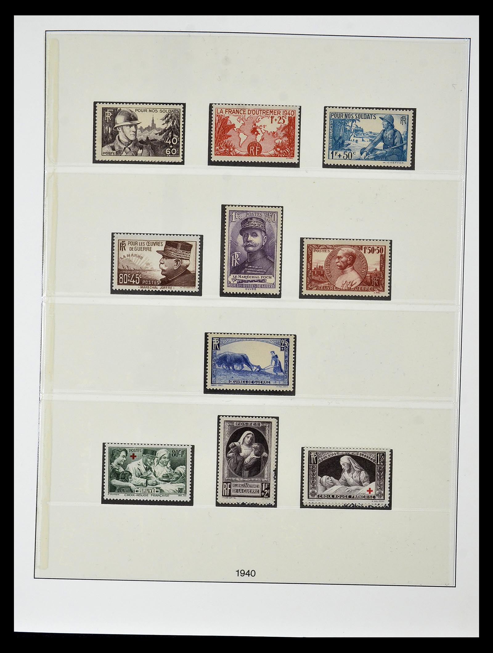 34820 099 - Postzegelverzameling 34820 Frankrijk SUPERVERZAMELING 1849-1960.
