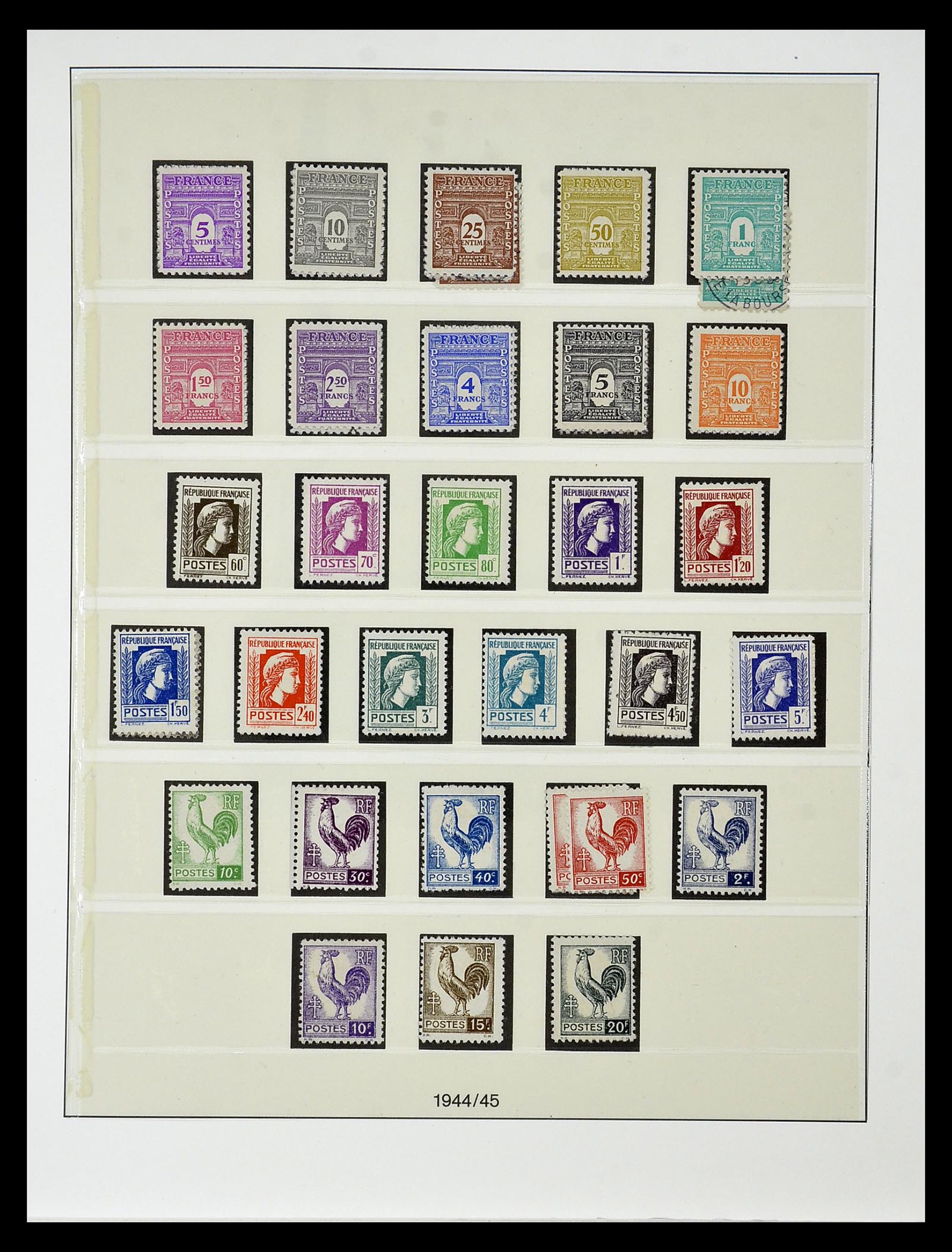 34820 124 - Postzegelverzameling 34820 Frankrijk SUPERVERZAMELING 1849-1960.