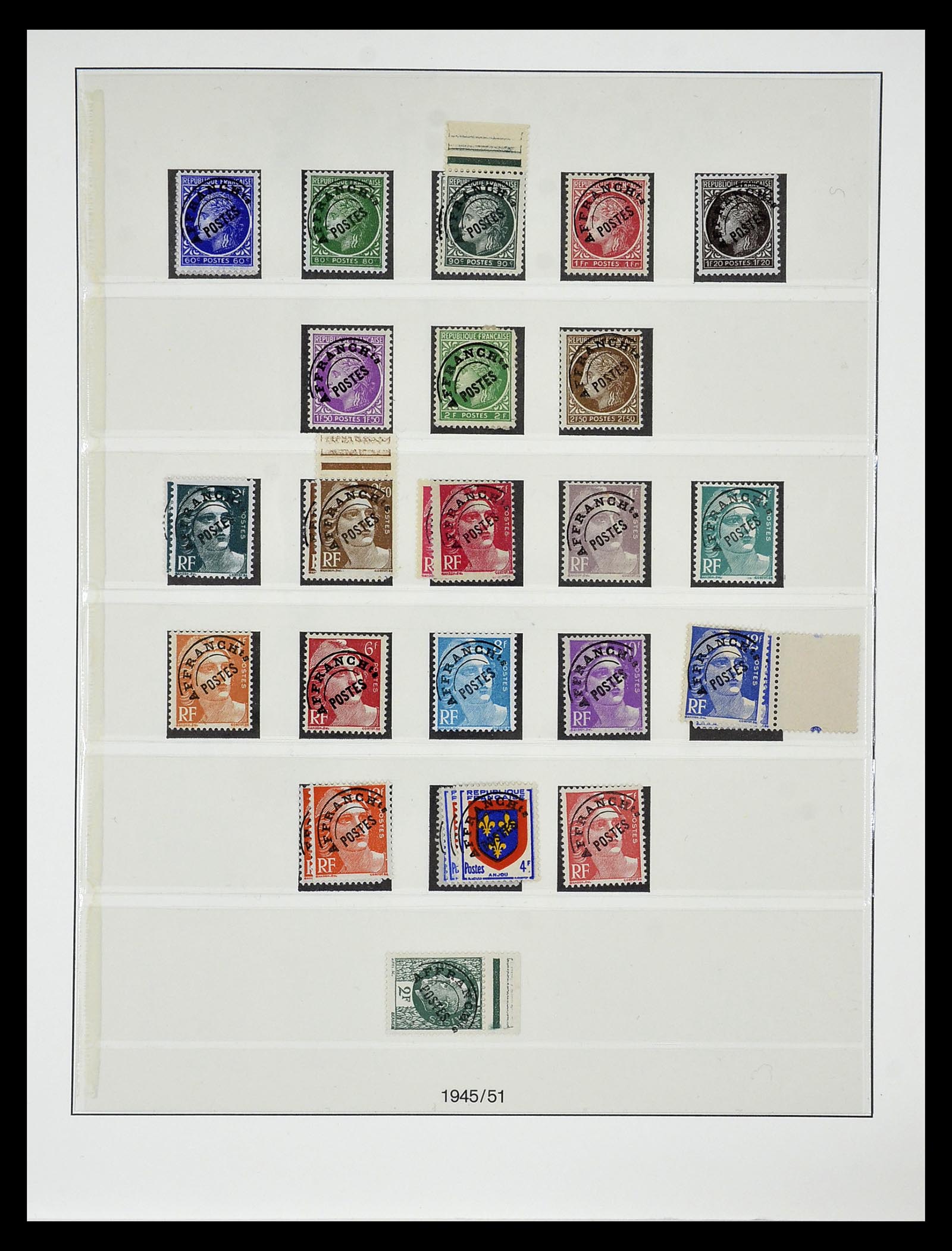 34820 128 - Postzegelverzameling 34820 Frankrijk SUPERVERZAMELING 1849-1960.