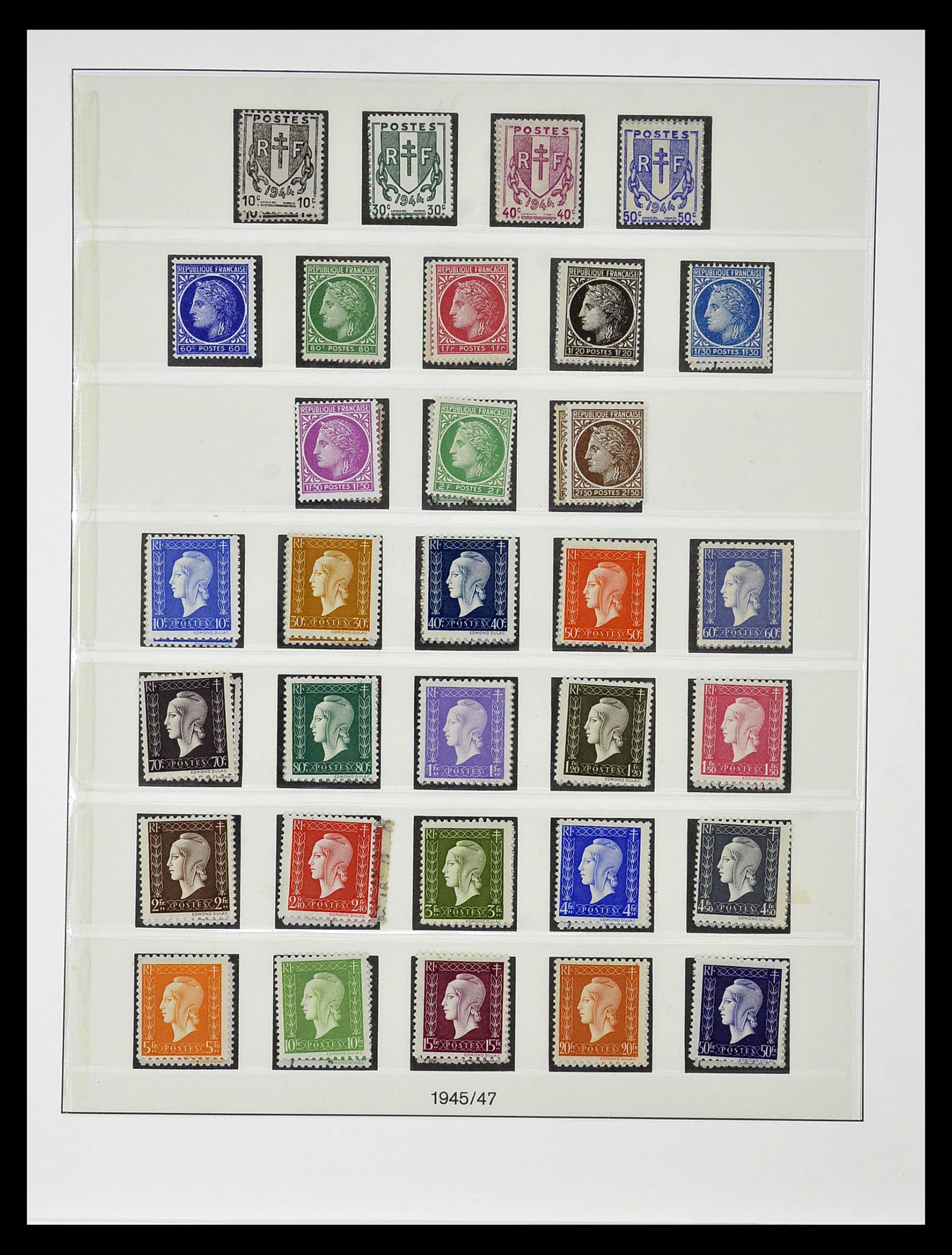 34820 130 - Postzegelverzameling 34820 Frankrijk SUPERVERZAMELING 1849-1960.