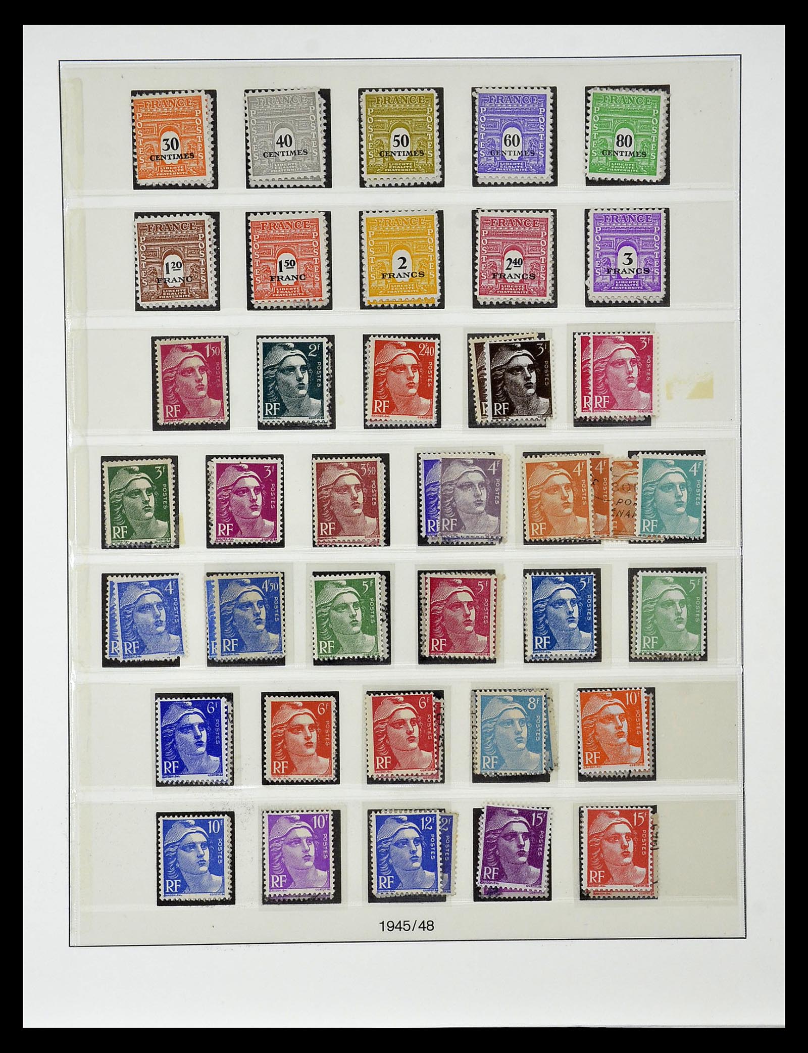 34820 133 - Postzegelverzameling 34820 Frankrijk SUPERVERZAMELING 1849-1960.