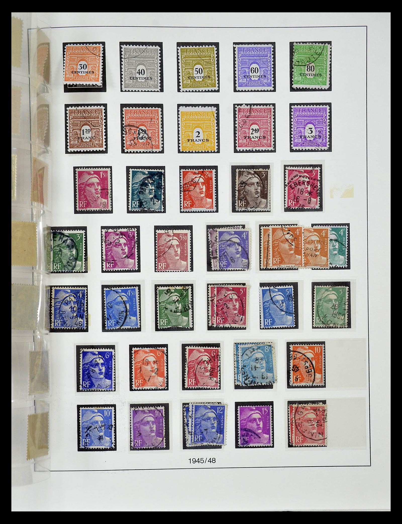 34820 134 - Postzegelverzameling 34820 Frankrijk SUPERVERZAMELING 1849-1960.