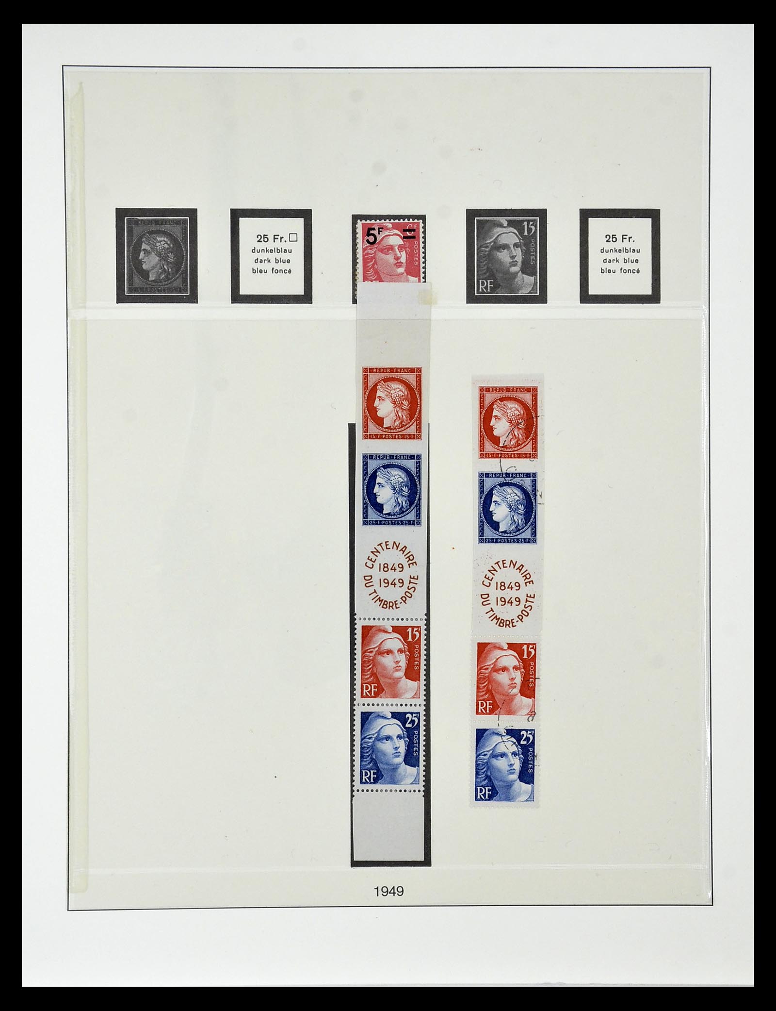 34820 152 - Postzegelverzameling 34820 Frankrijk SUPERVERZAMELING 1849-1960.