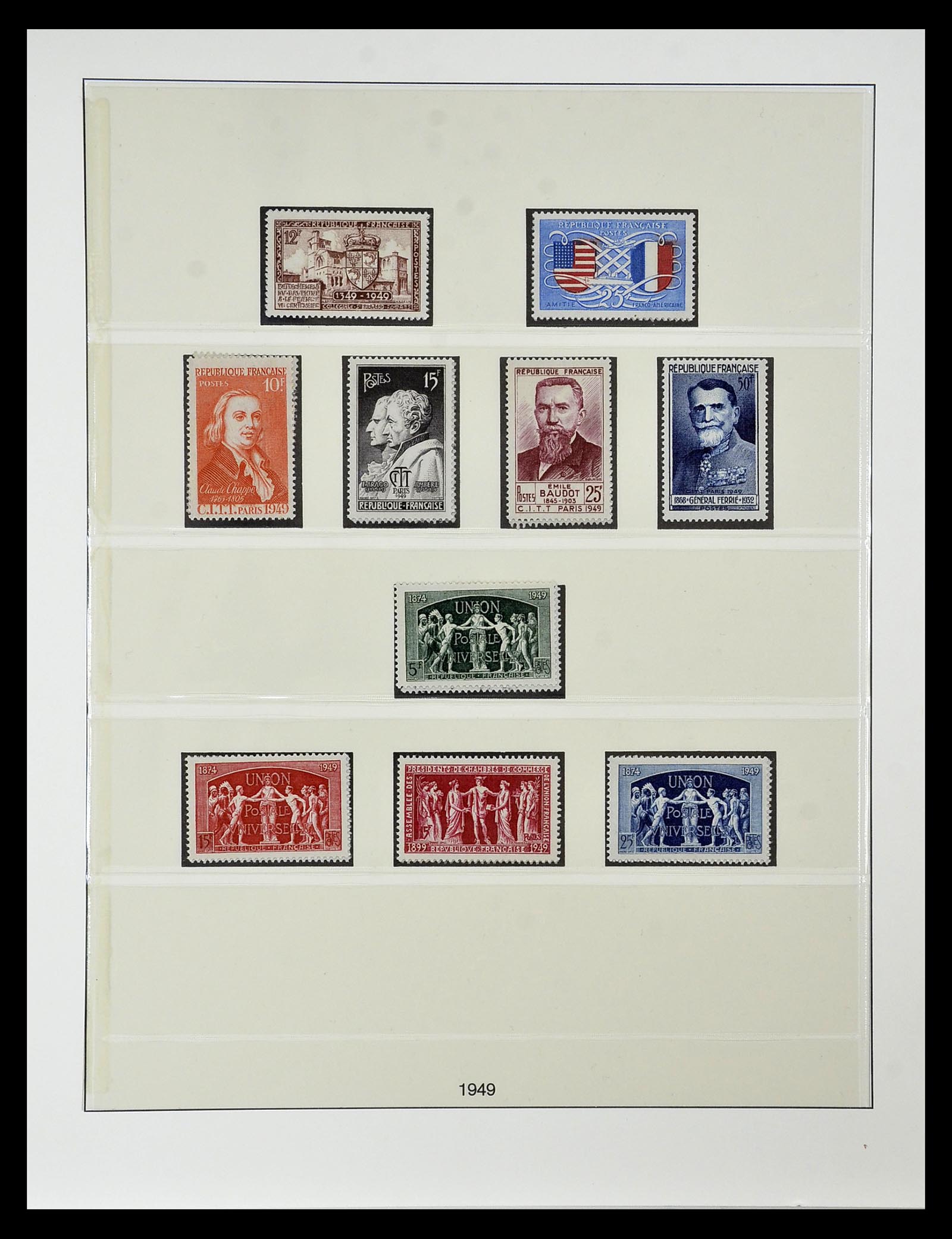 34820 156 - Postzegelverzameling 34820 Frankrijk SUPERVERZAMELING 1849-1960.