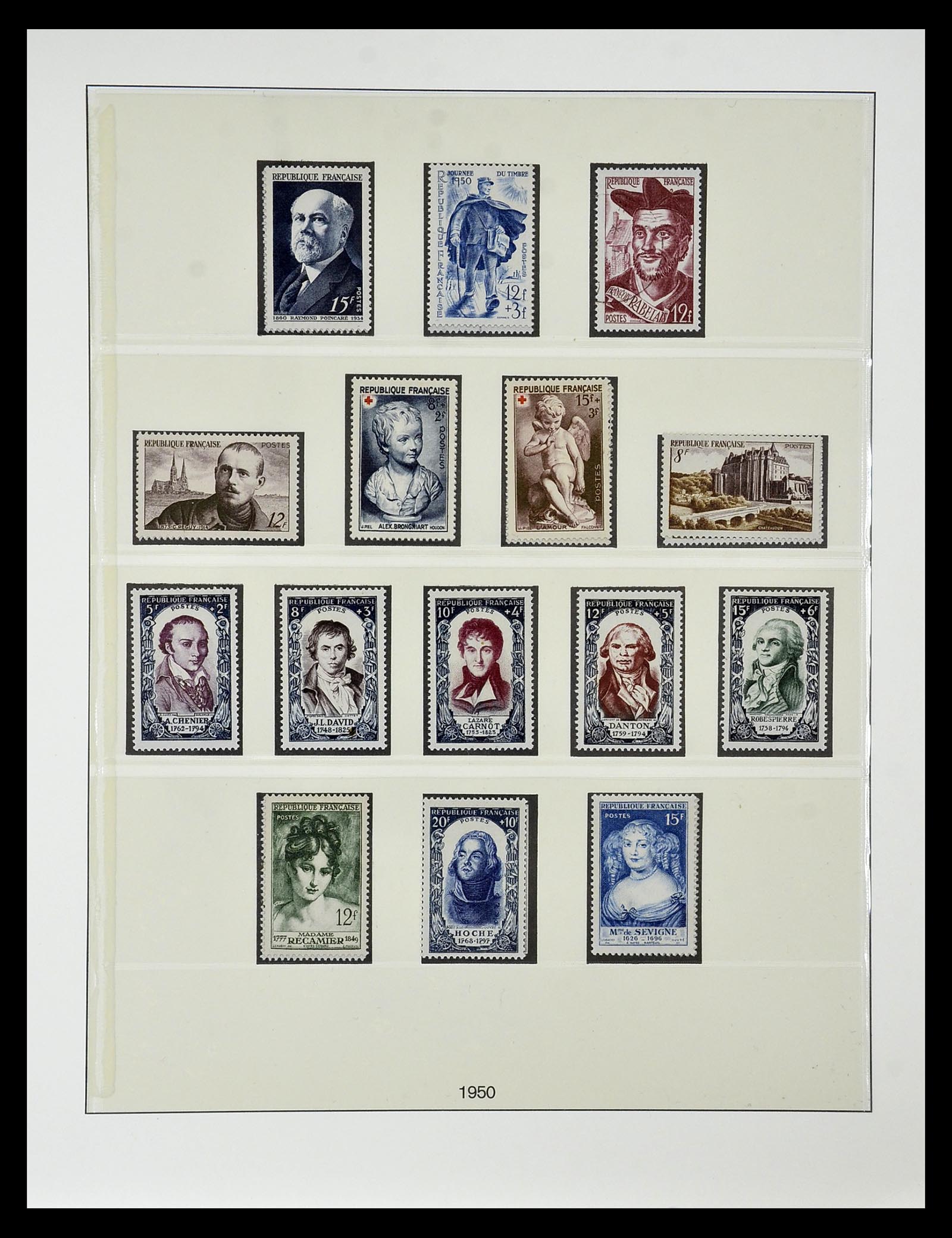 34820 161 - Postzegelverzameling 34820 Frankrijk SUPERVERZAMELING 1849-1960.