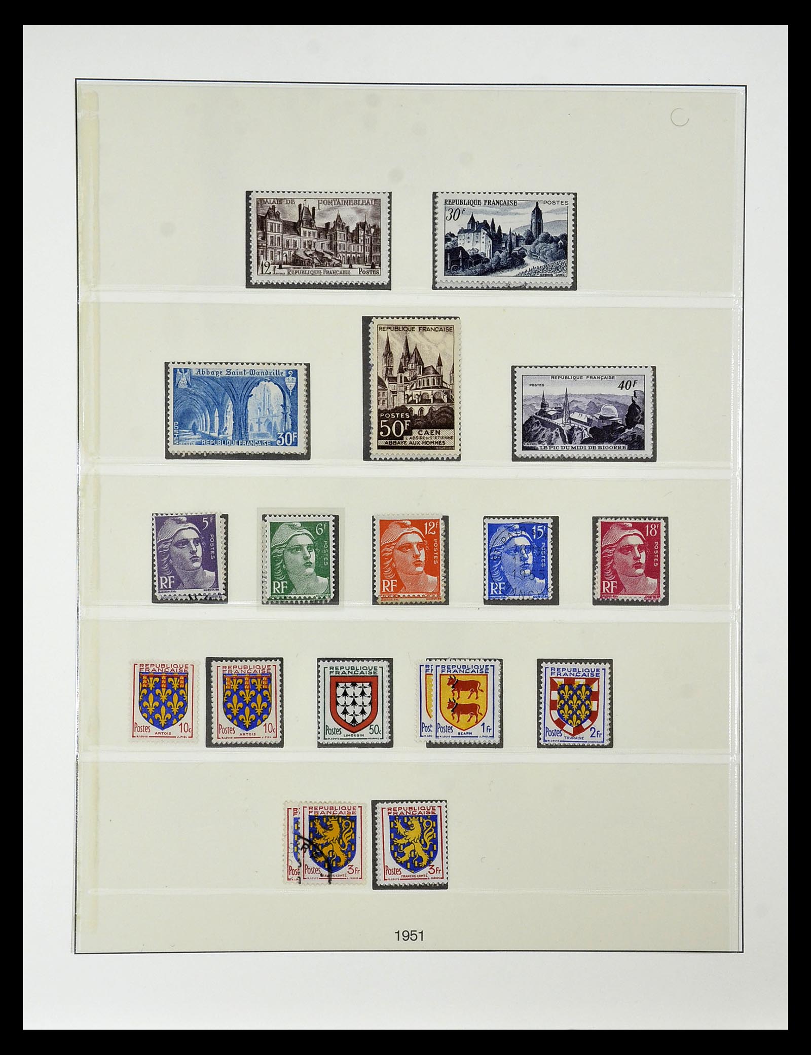 34820 163 - Postzegelverzameling 34820 Frankrijk SUPERVERZAMELING 1849-1960.