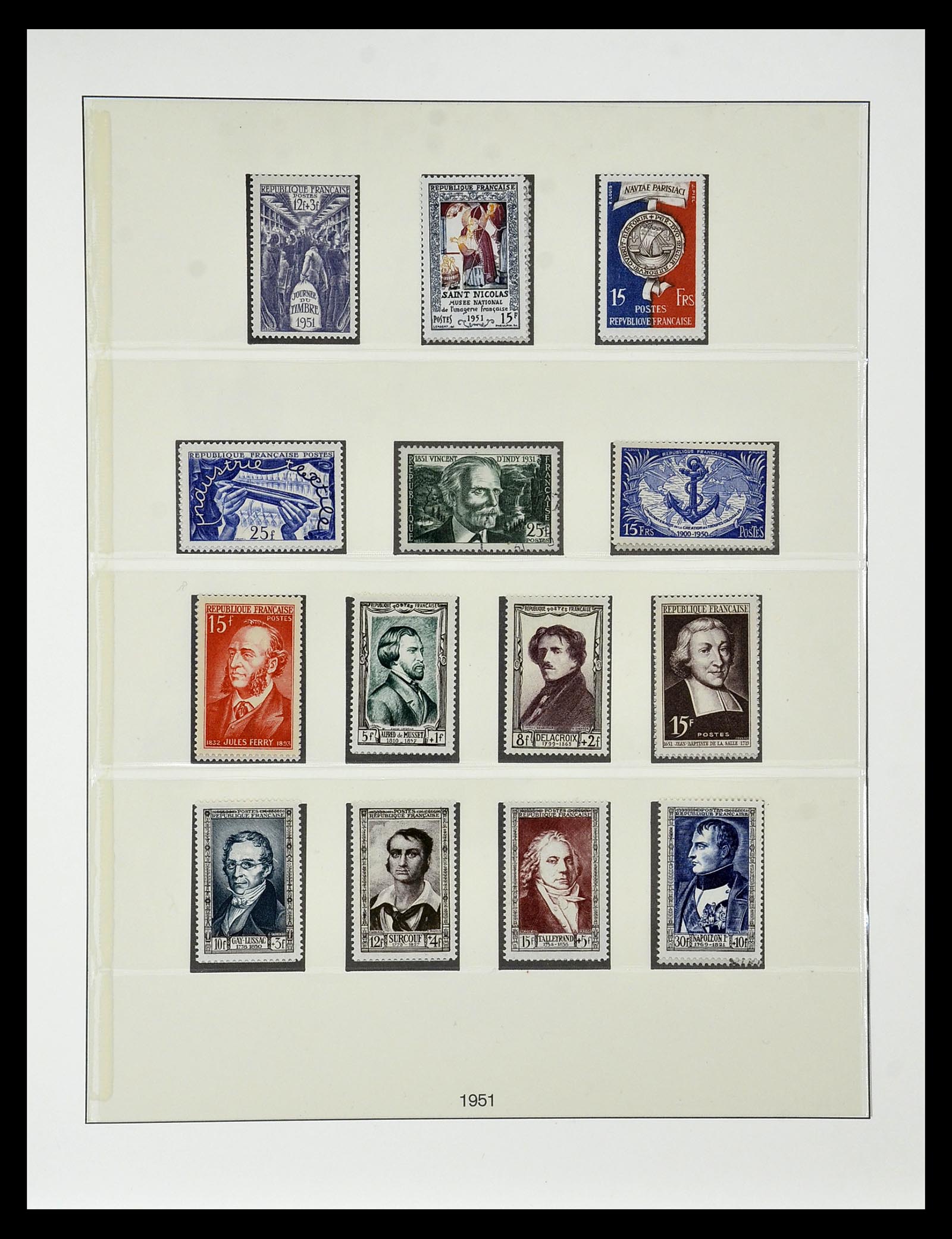 34820 165 - Postzegelverzameling 34820 Frankrijk SUPERVERZAMELING 1849-1960.