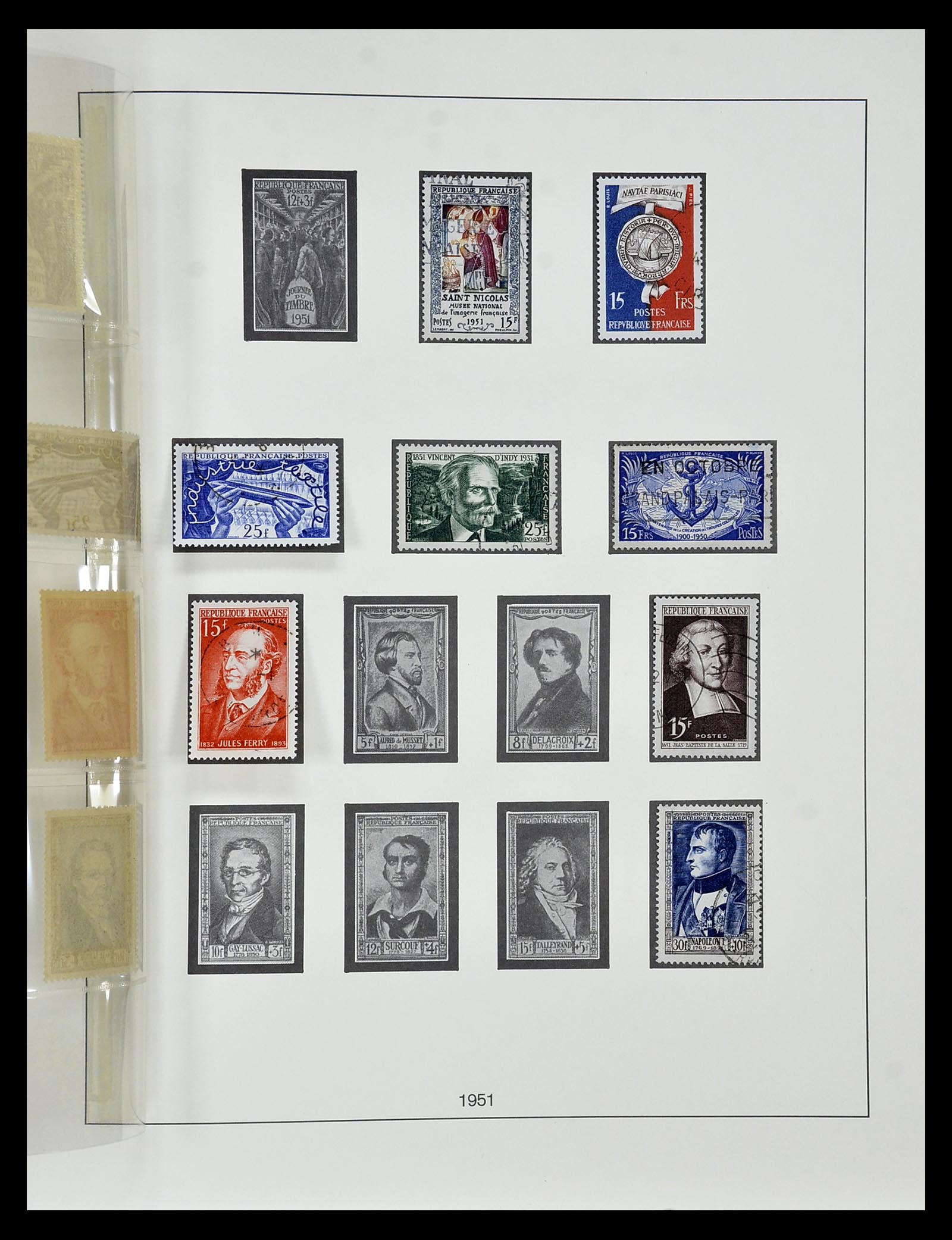 34820 166 - Postzegelverzameling 34820 Frankrijk SUPERVERZAMELING 1849-1960.