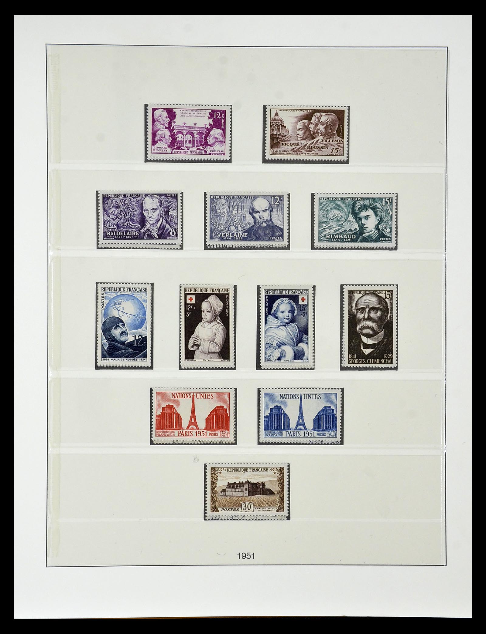 34820 167 - Postzegelverzameling 34820 Frankrijk SUPERVERZAMELING 1849-1960.
