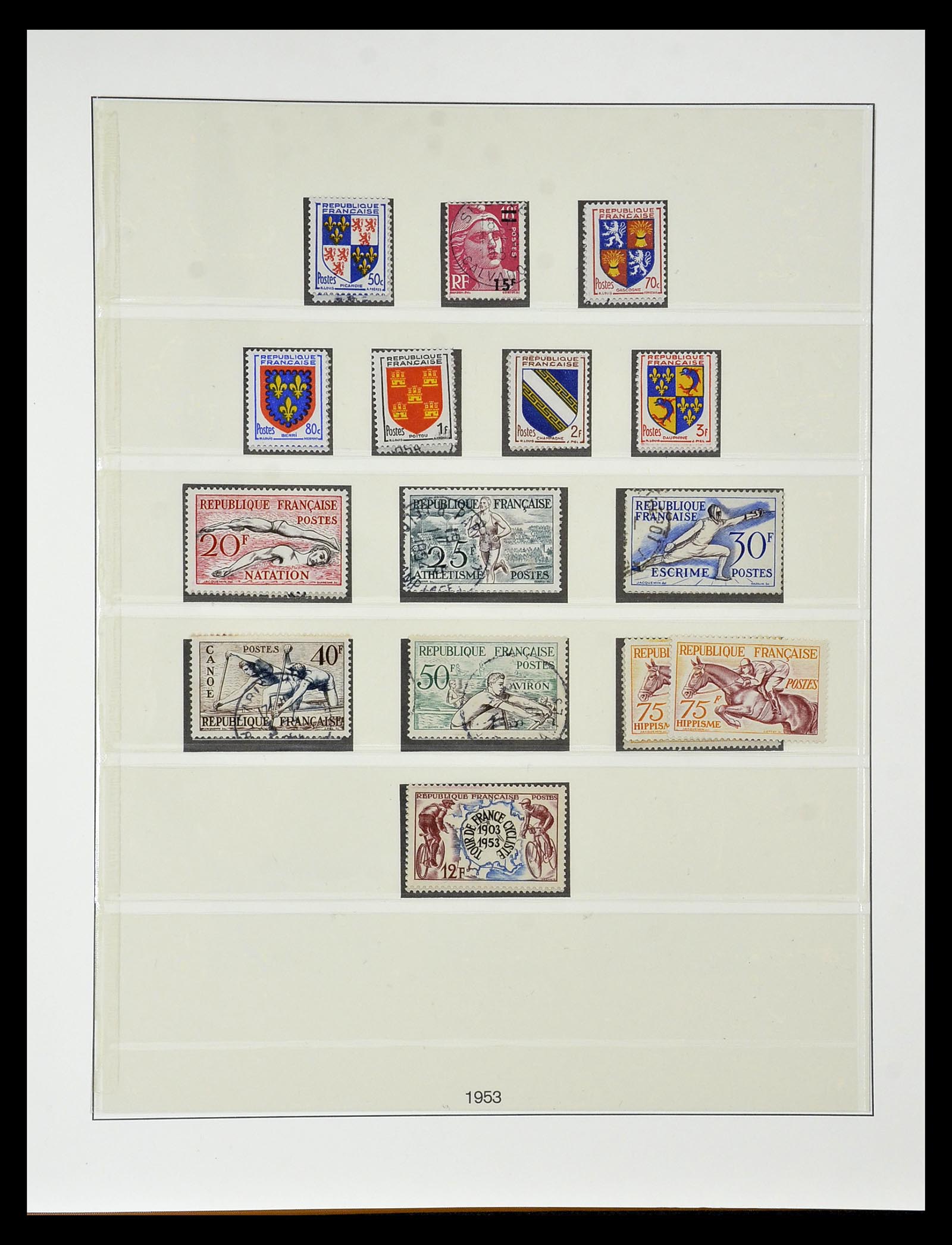 34820 175 - Postzegelverzameling 34820 Frankrijk SUPERVERZAMELING 1849-1960.