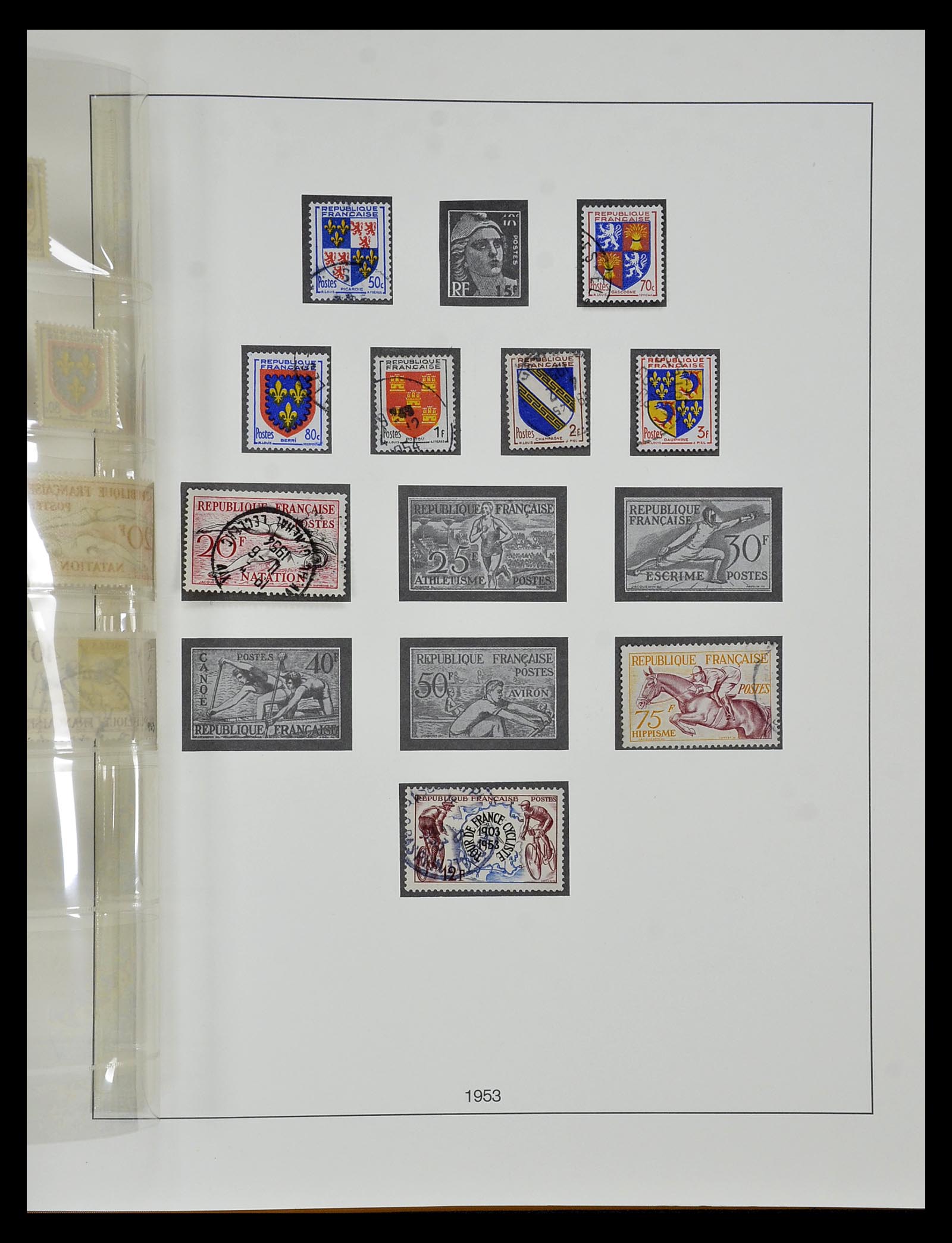 34820 176 - Postzegelverzameling 34820 Frankrijk SUPERVERZAMELING 1849-1960.