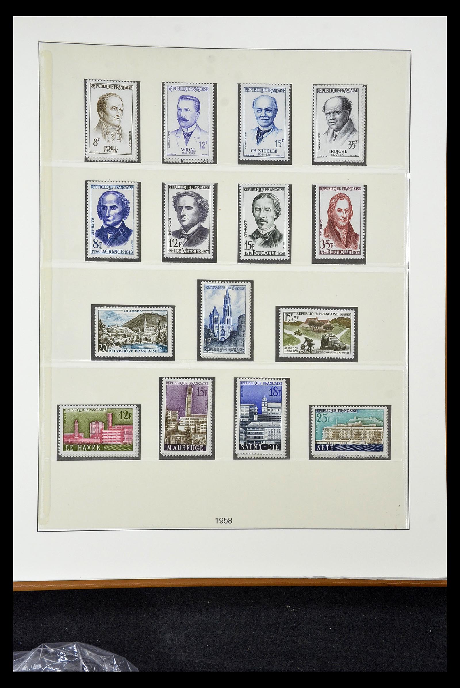 34820 205 - Postzegelverzameling 34820 Frankrijk SUPERVERZAMELING 1849-1960.
