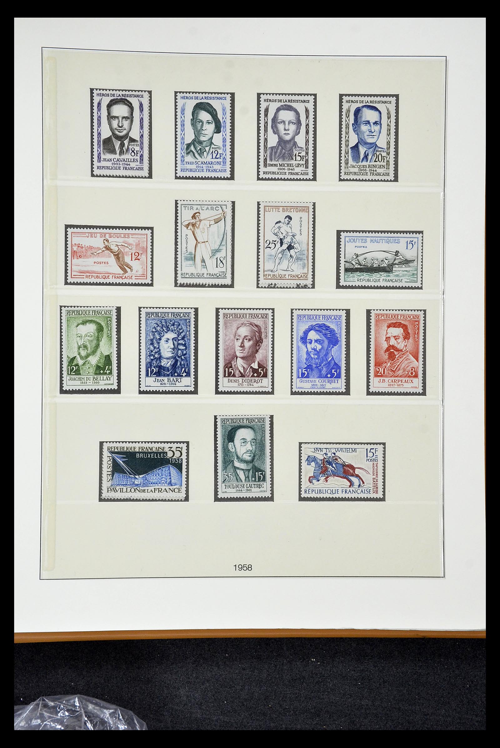 34820 207 - Postzegelverzameling 34820 Frankrijk SUPERVERZAMELING 1849-1960.