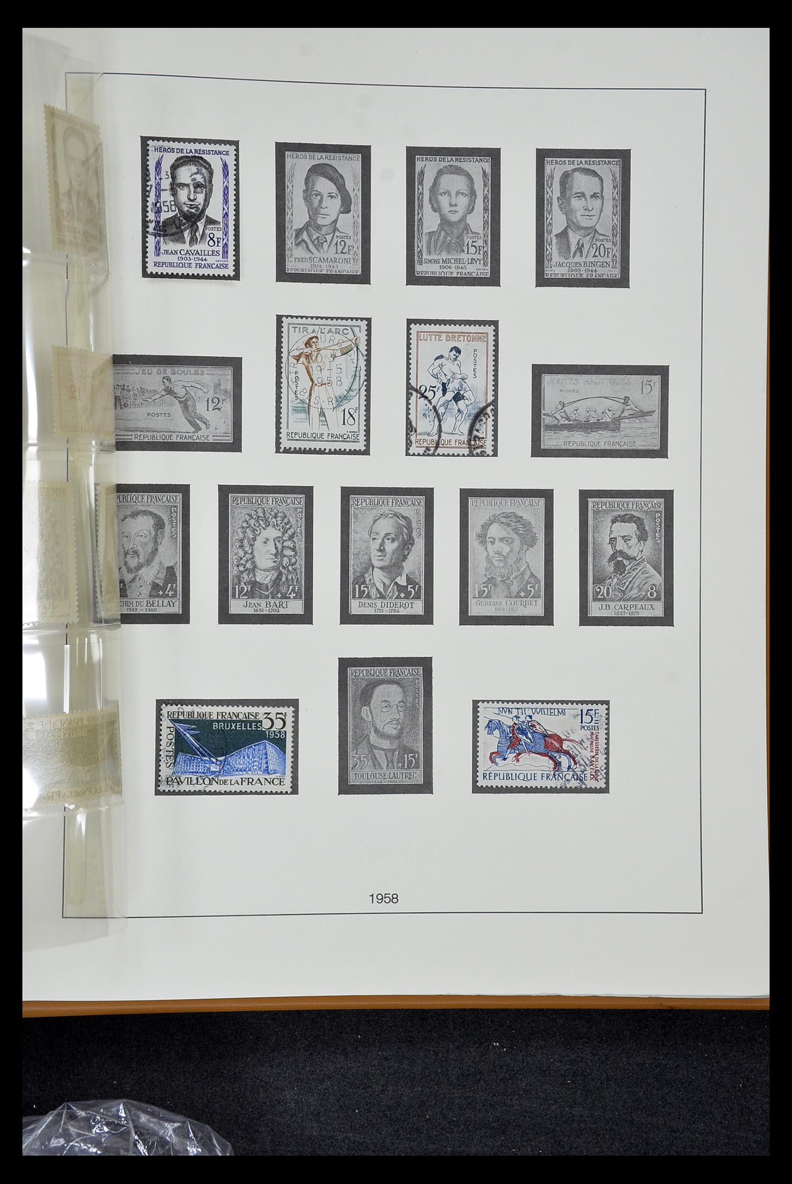34820 208 - Postzegelverzameling 34820 Frankrijk SUPERVERZAMELING 1849-1960.