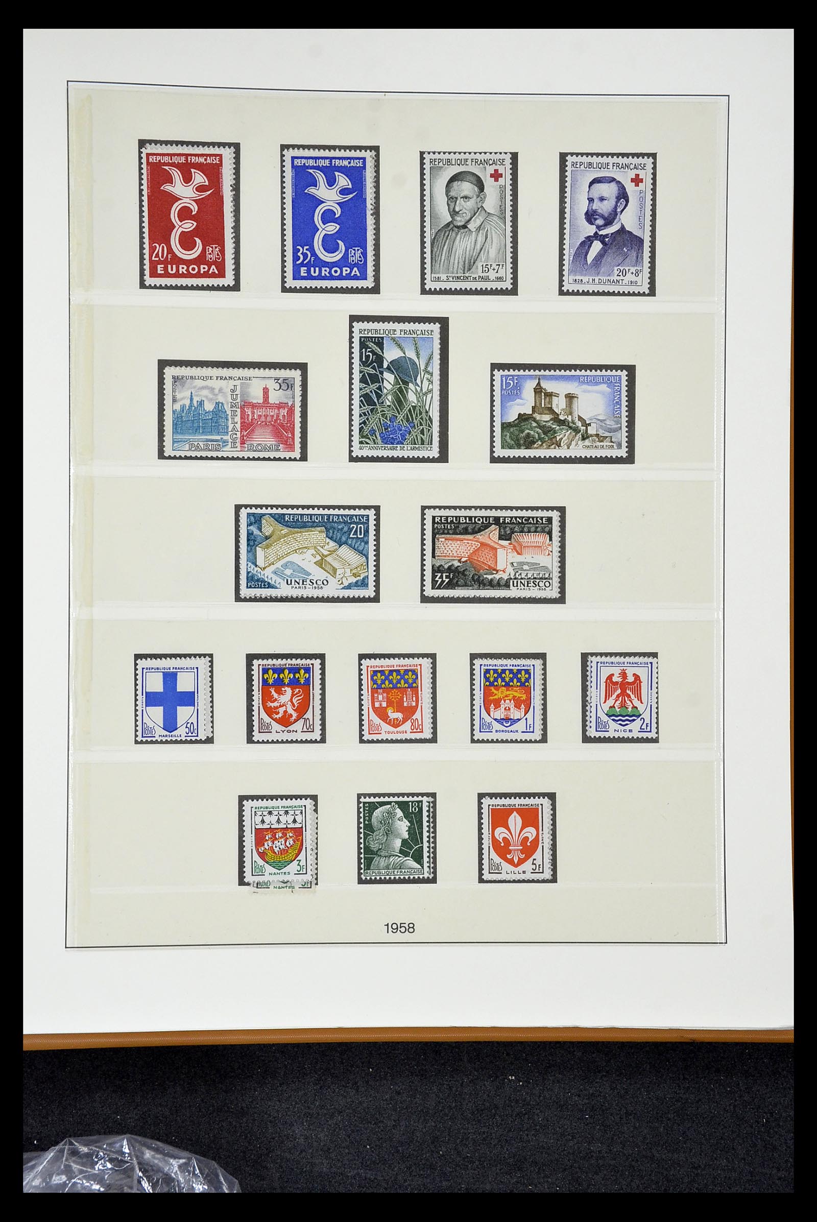 34820 209 - Postzegelverzameling 34820 Frankrijk SUPERVERZAMELING 1849-1960.