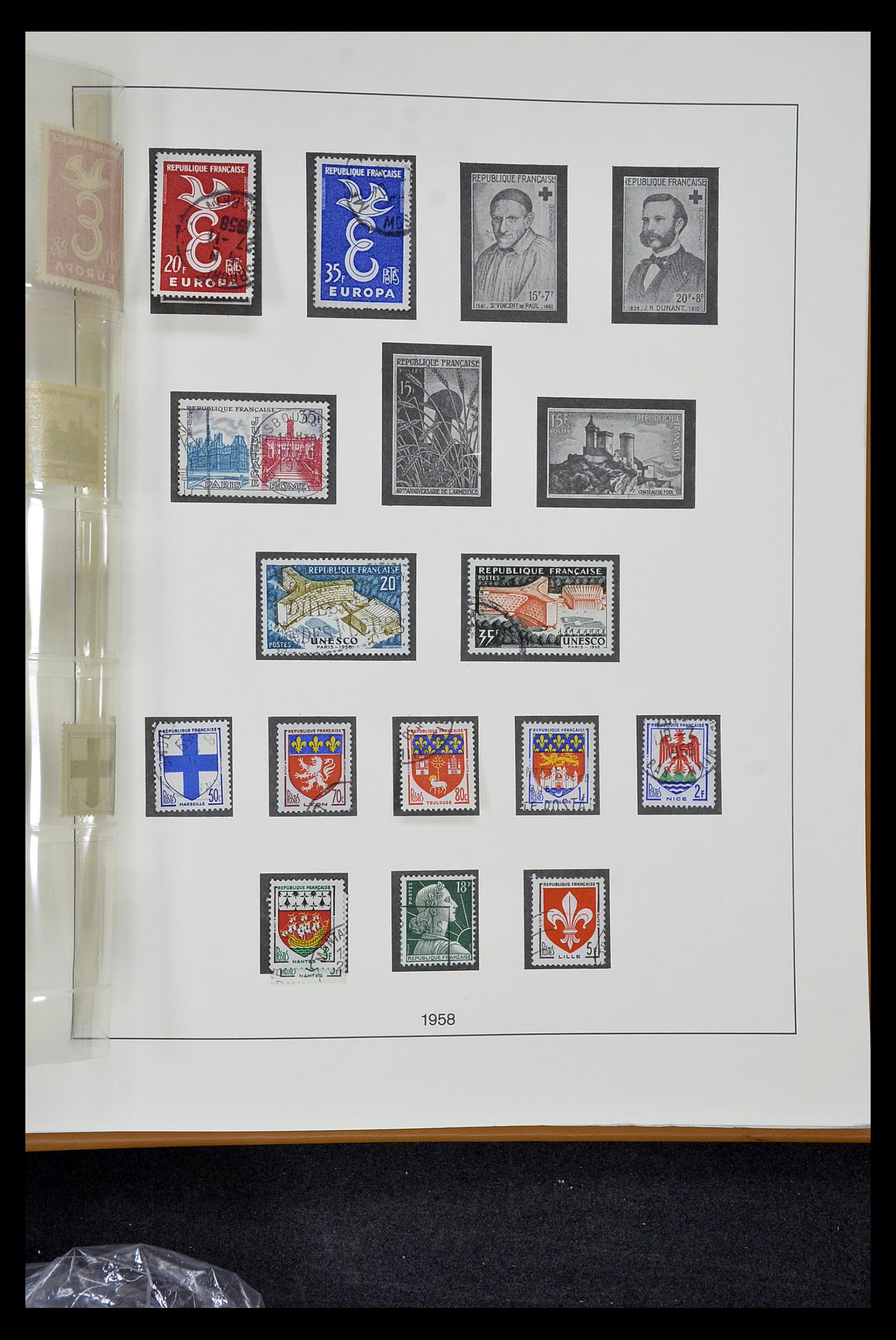 34820 210 - Postzegelverzameling 34820 Frankrijk SUPERVERZAMELING 1849-1960.
