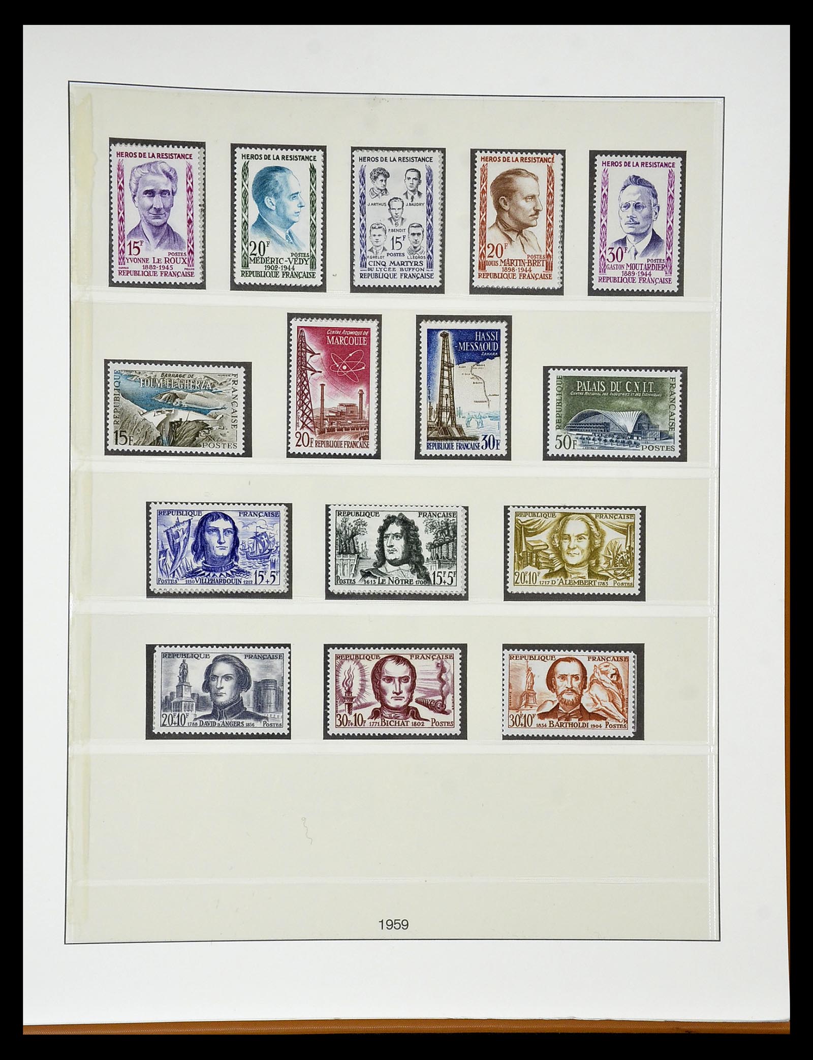 34820 213 - Postzegelverzameling 34820 Frankrijk SUPERVERZAMELING 1849-1960.