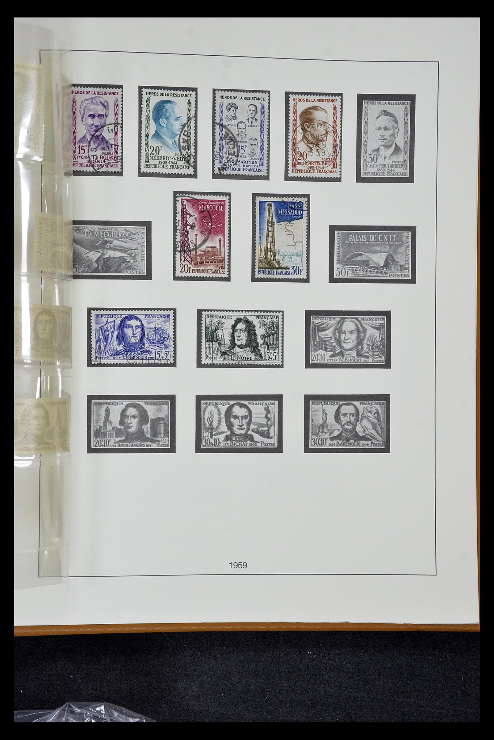 34820 214 - Postzegelverzameling 34820 Frankrijk SUPERVERZAMELING 1849-1960.