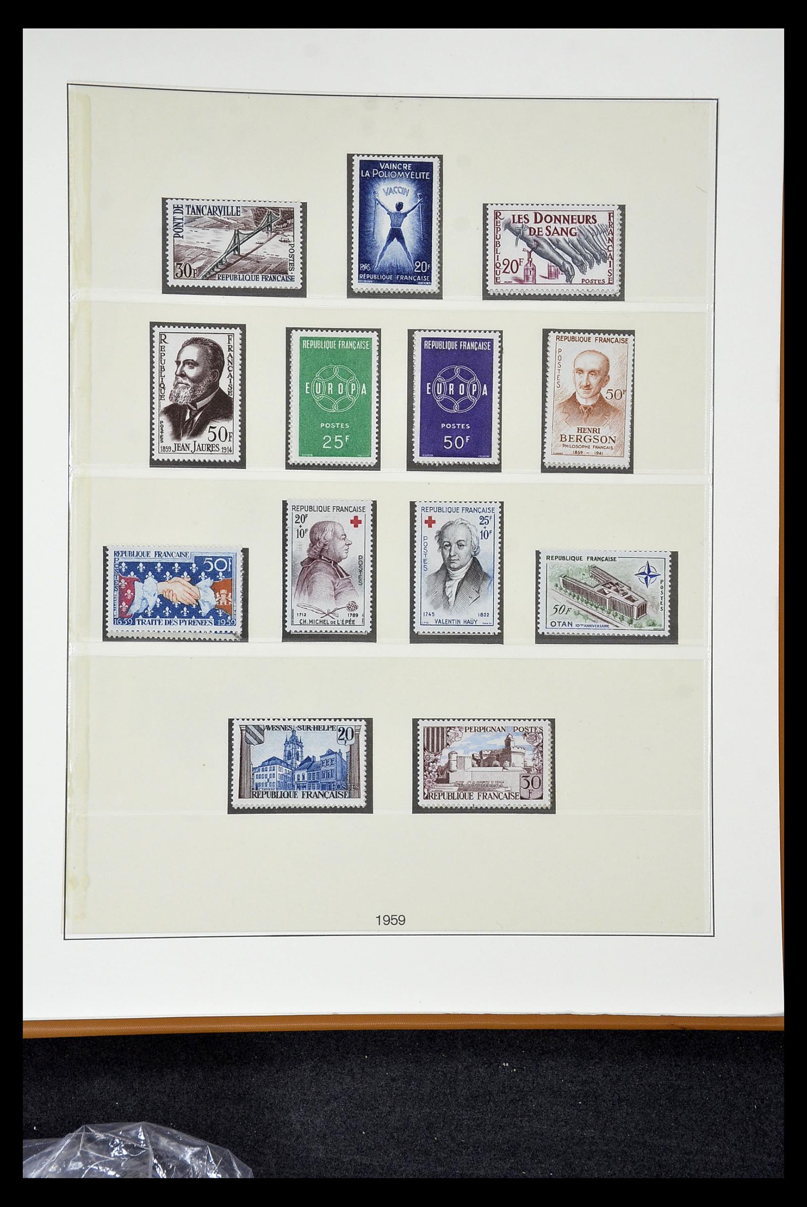 34820 215 - Postzegelverzameling 34820 Frankrijk SUPERVERZAMELING 1849-1960.