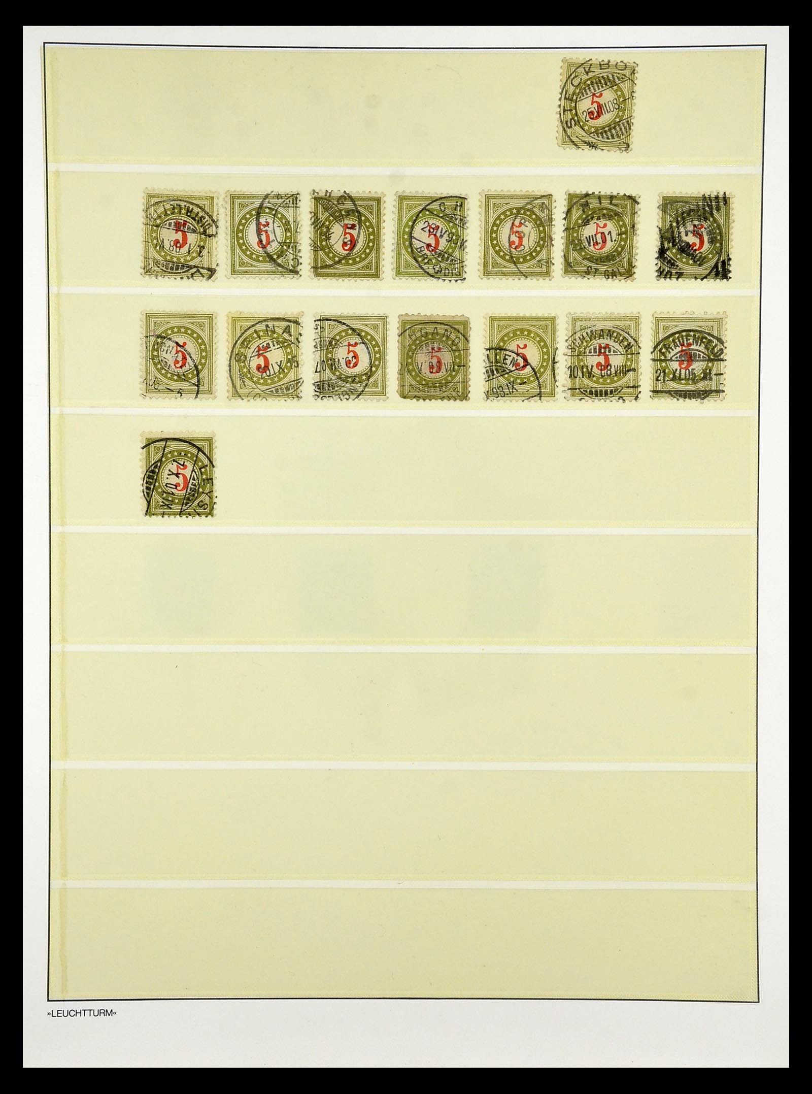 34824 029 - Postzegelverzameling 34824 Zwitserland back of the book 1880-1960.