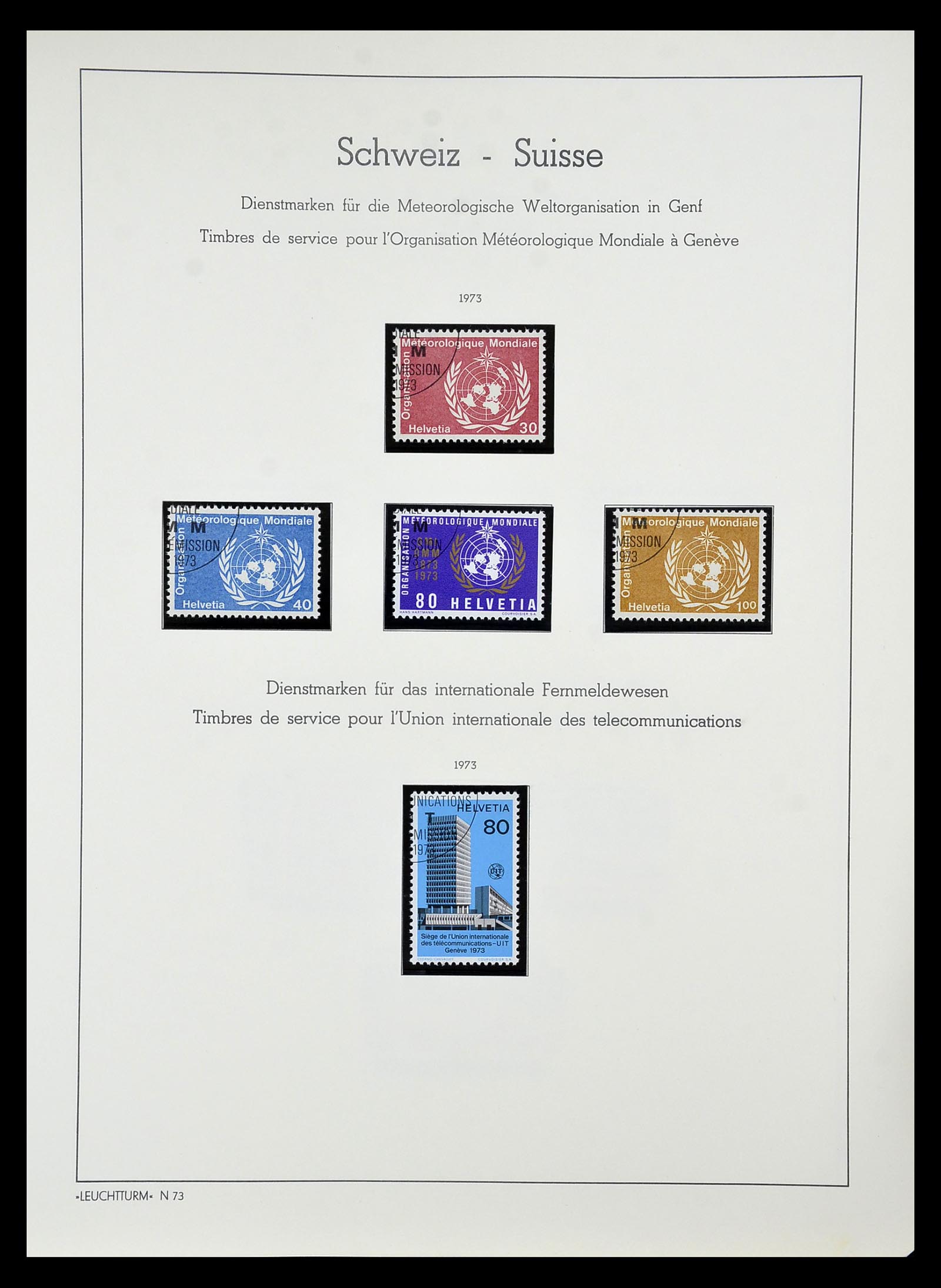 34824 068 - Postzegelverzameling 34824 Zwitserland back of the book 1880-1960.