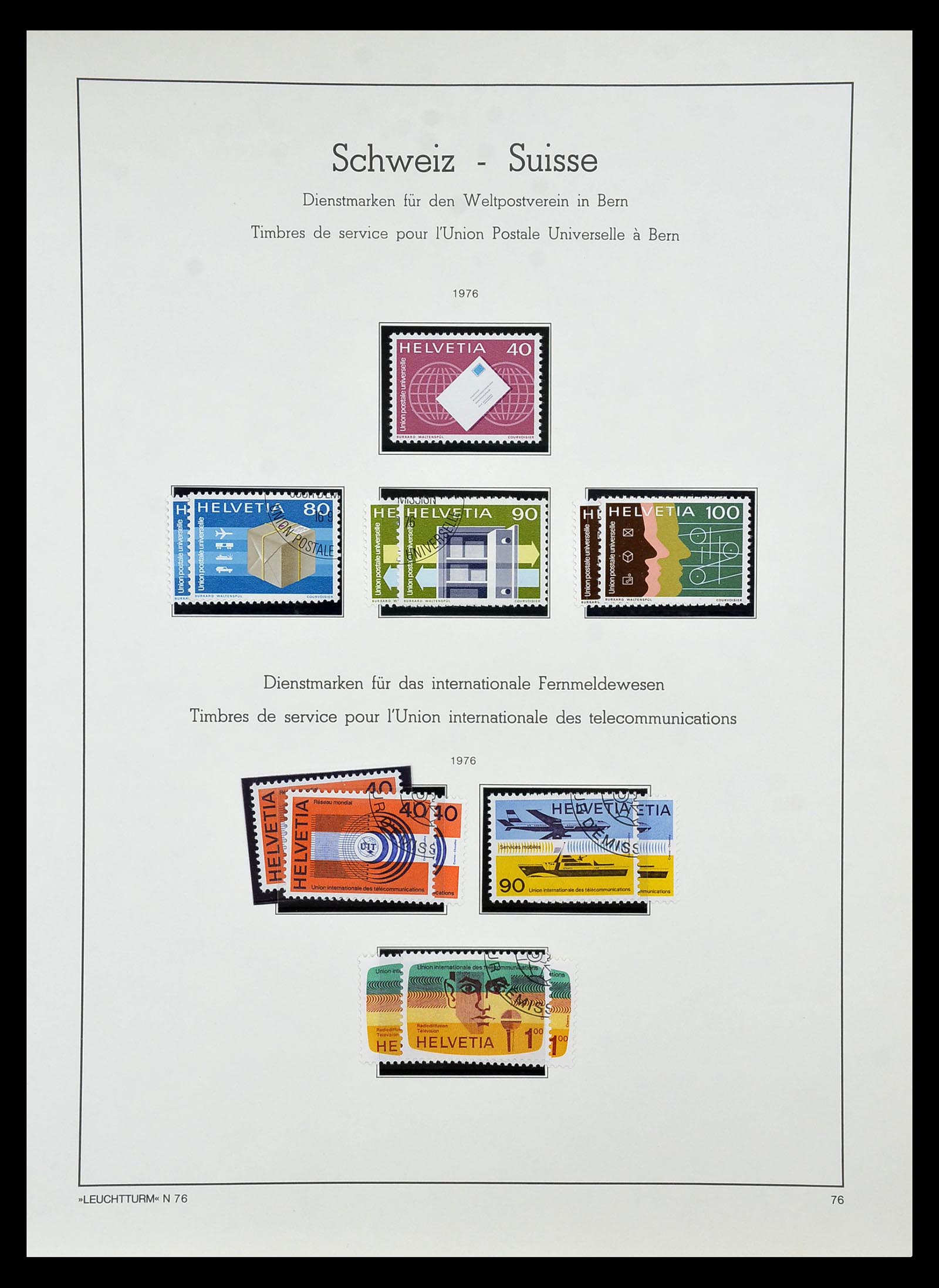 34824 069 - Postzegelverzameling 34824 Zwitserland back of the book 1880-1960.