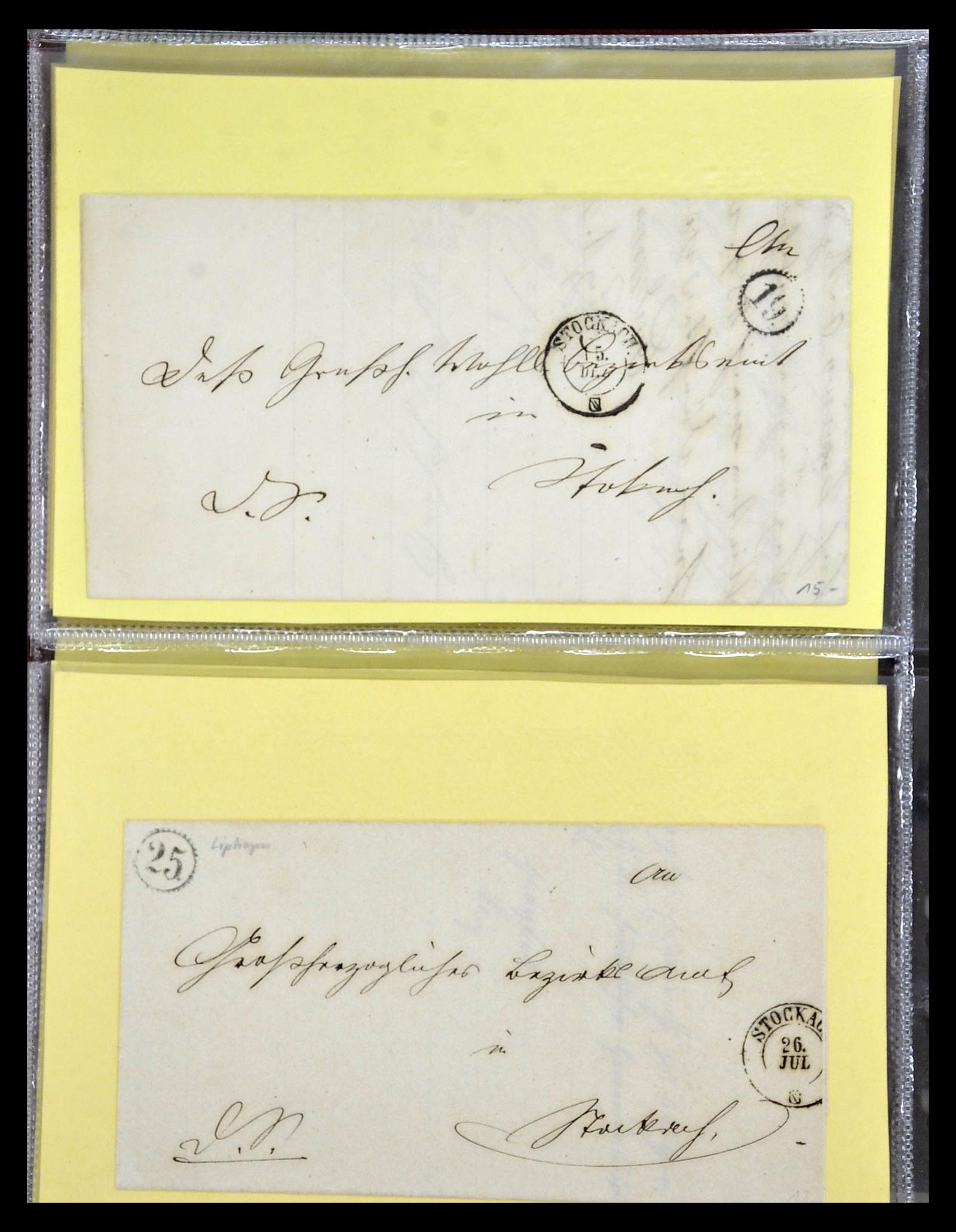 34827 011 - Postzegelverzameling 34827 Baden 1851-1862.