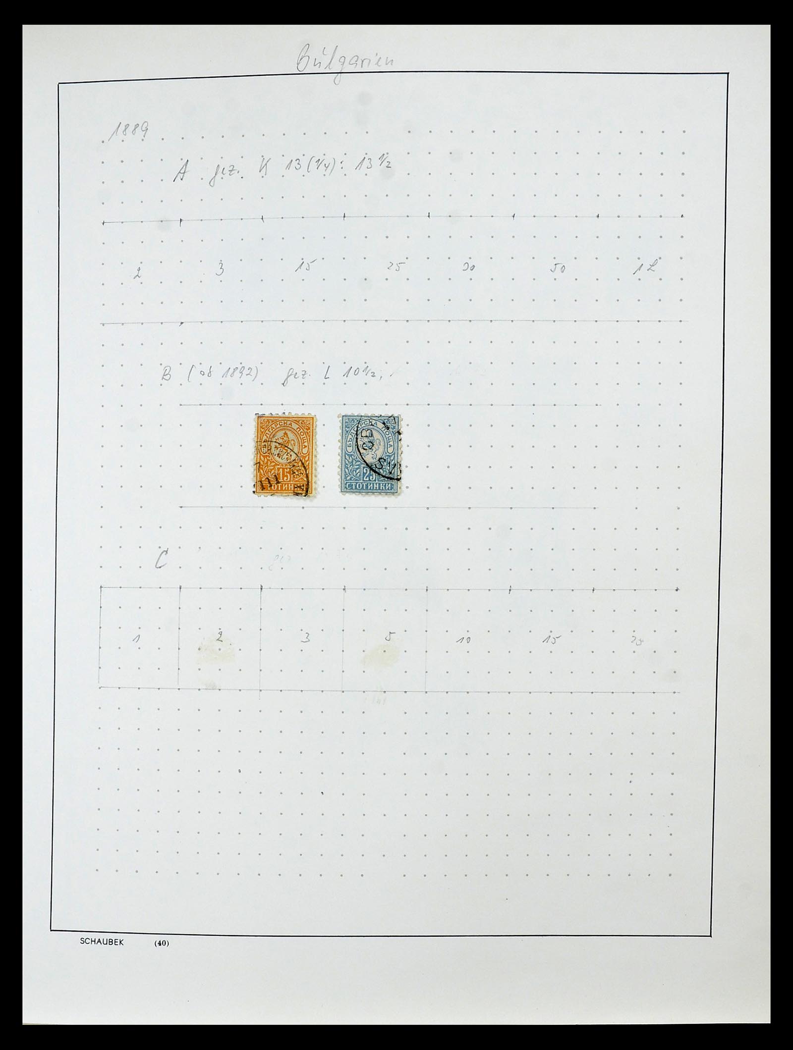 34828 006 - Postzegelverzameling 34828 Bulgarije 1879-1960.