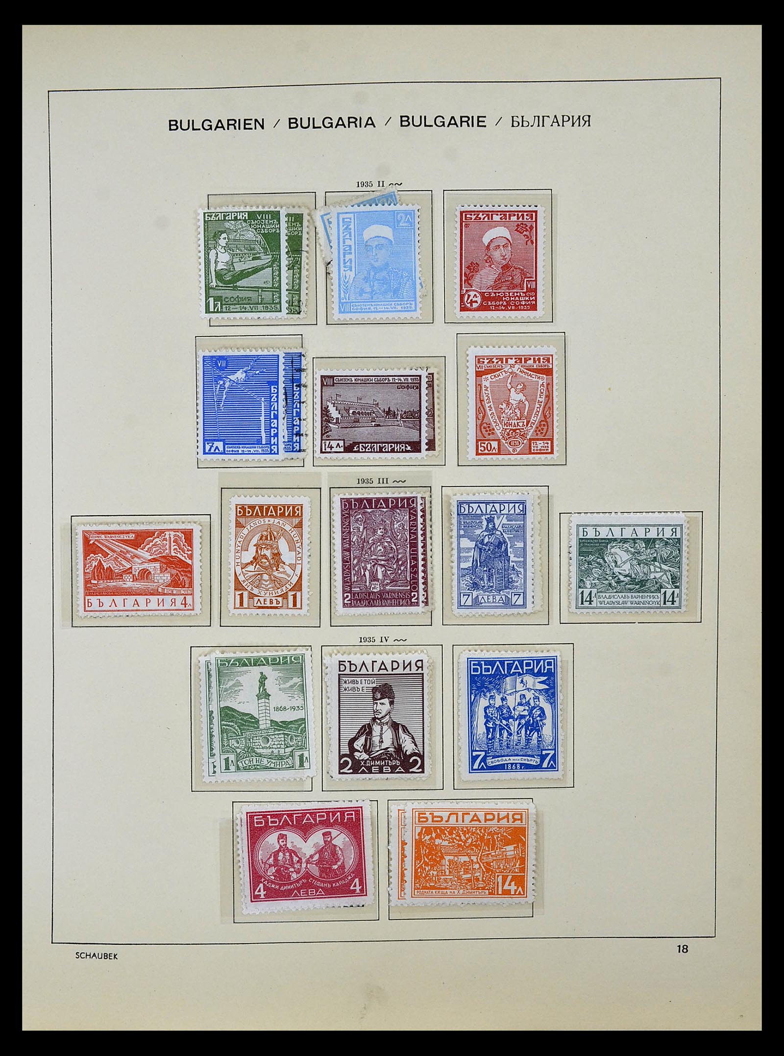 34828 030 - Postzegelverzameling 34828 Bulgarije 1879-1960.