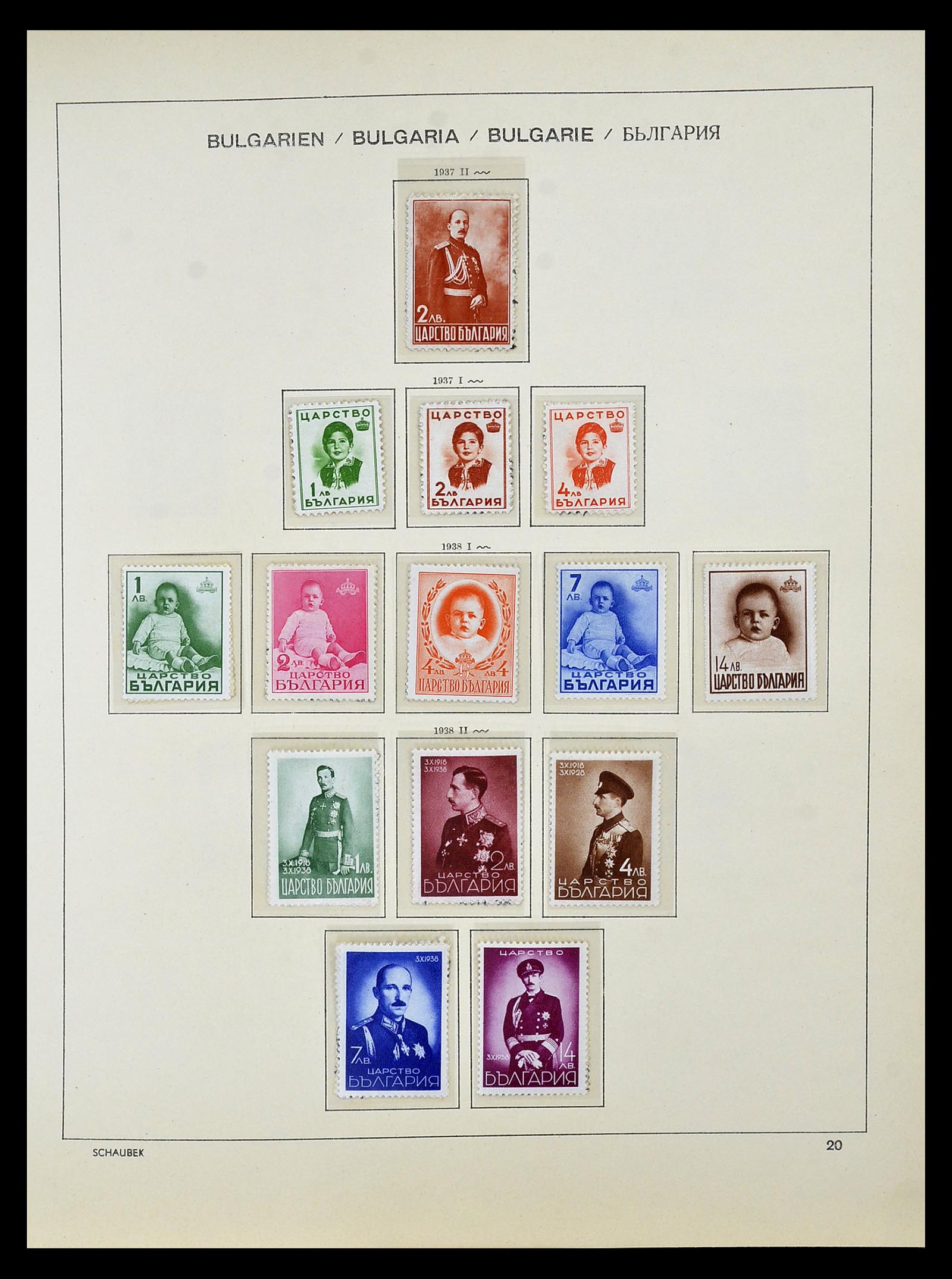 34828 032 - Postzegelverzameling 34828 Bulgarije 1879-1960.