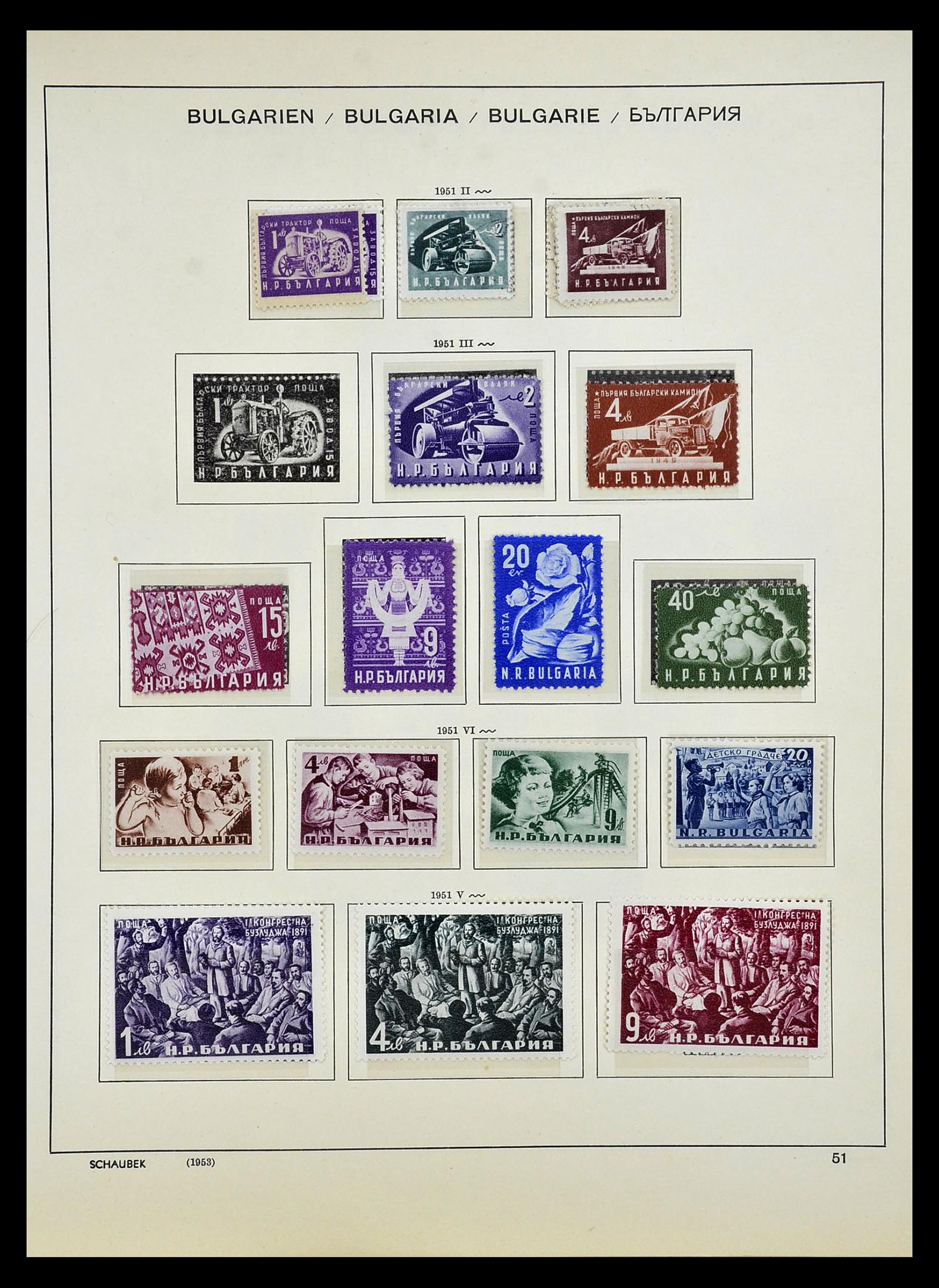 34828 070 - Postzegelverzameling 34828 Bulgarije 1879-1960.