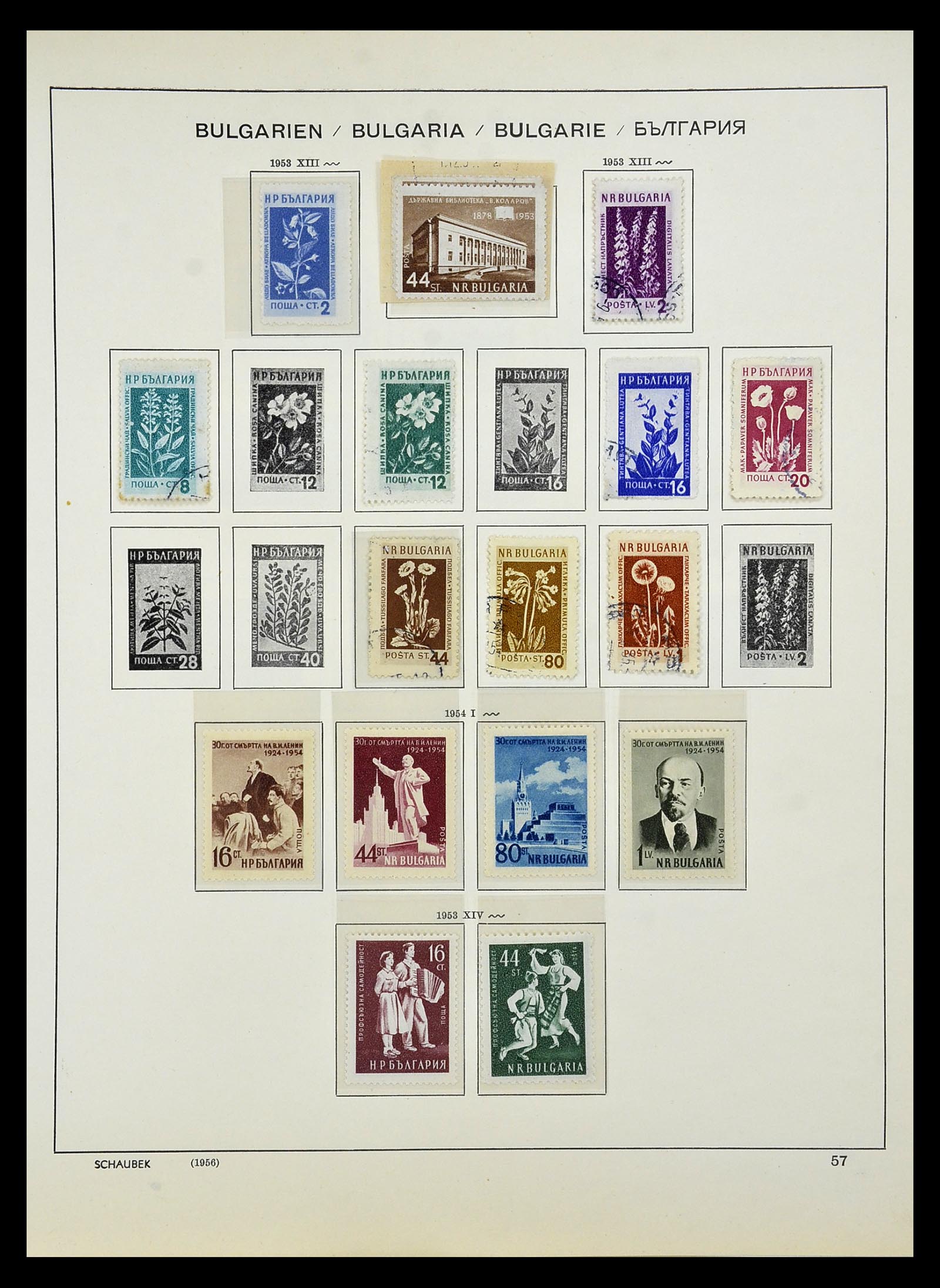 34828 077 - Postzegelverzameling 34828 Bulgarije 1879-1960.