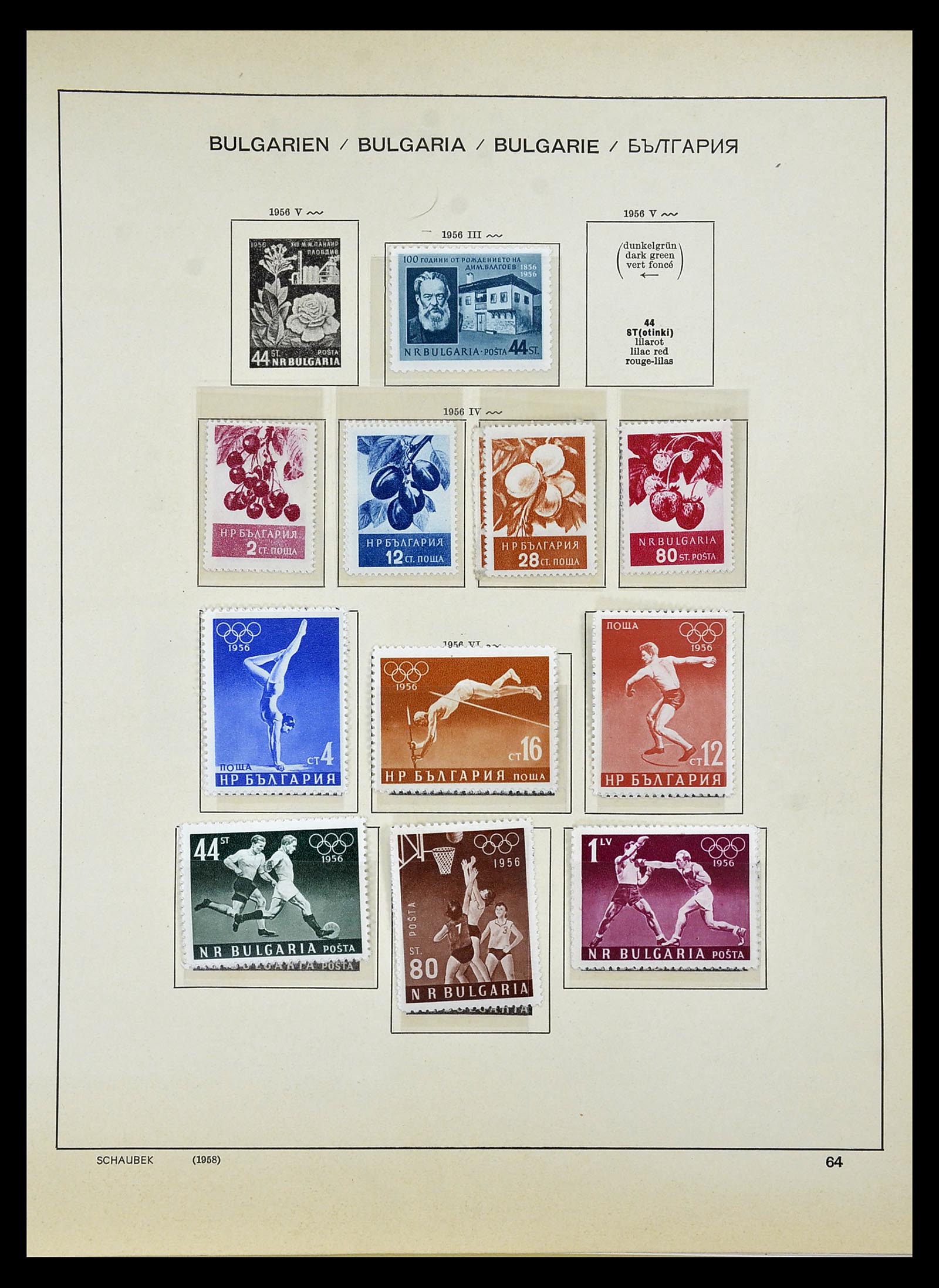 34828 087 - Postzegelverzameling 34828 Bulgarije 1879-1960.