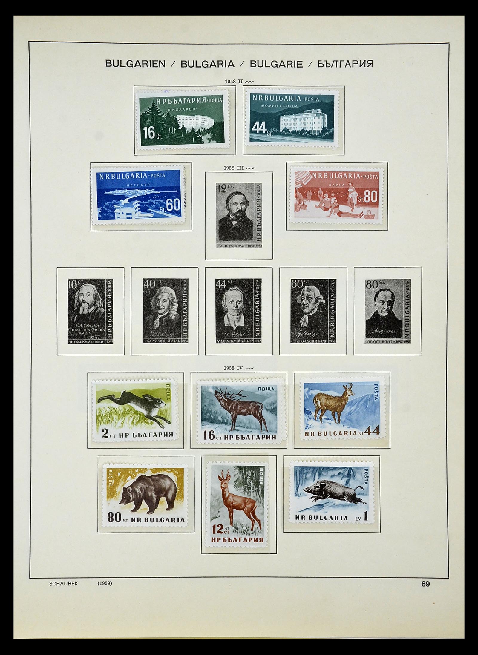 34828 092 - Postzegelverzameling 34828 Bulgarije 1879-1960.