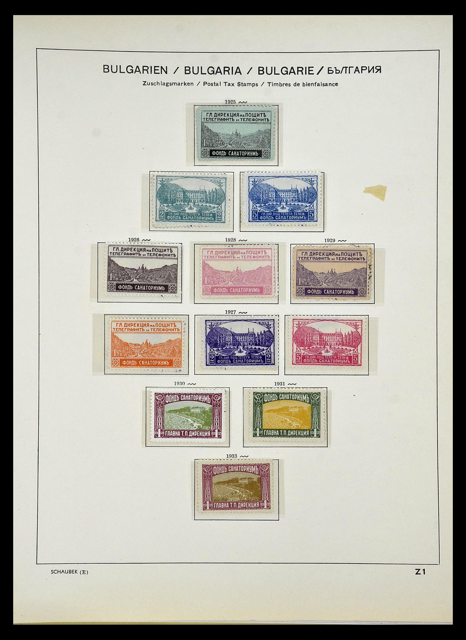 34828 118 - Postzegelverzameling 34828 Bulgarije 1879-1960.