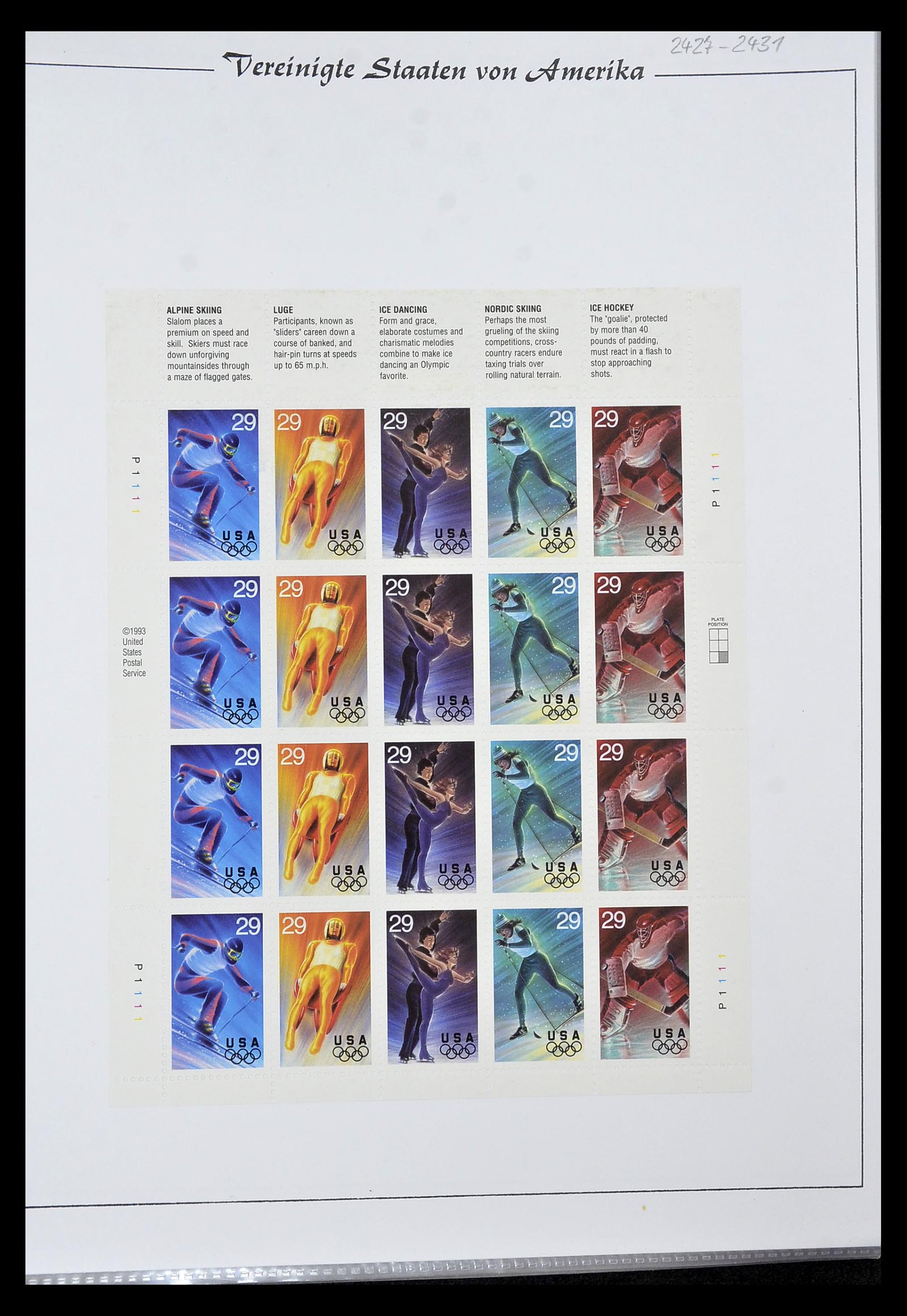 34834 014 - Postzegelverzameling 34834 USA velletjes 1988-2005.