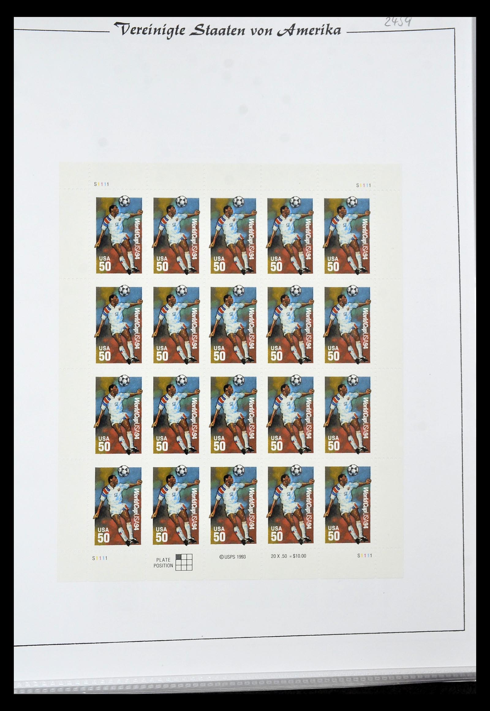 34834 021 - Stamp Collection 34834 USA sheetlets 1988-2005.