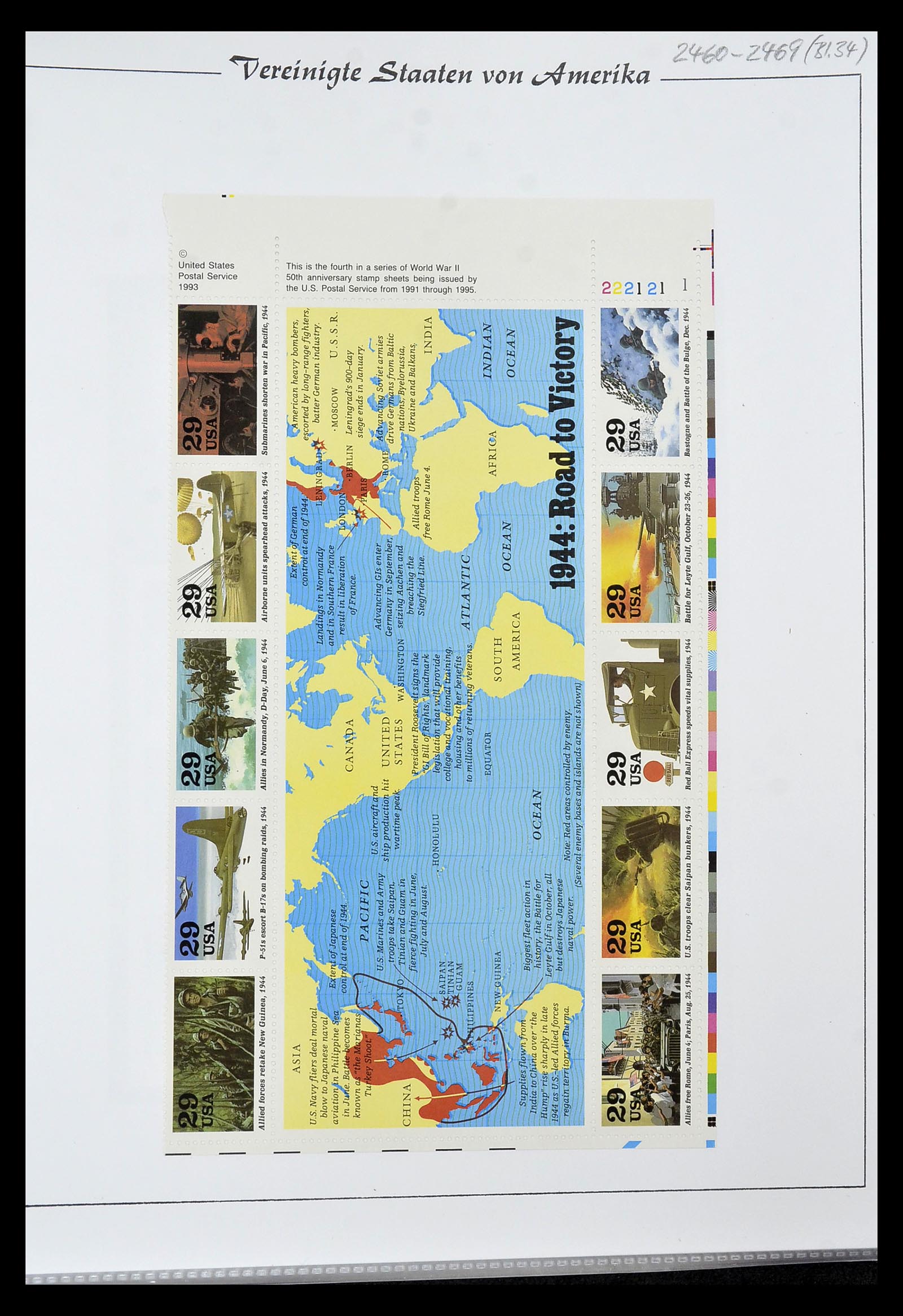 34834 022 - Stamp Collection 34834 USA sheetlets 1988-2005.