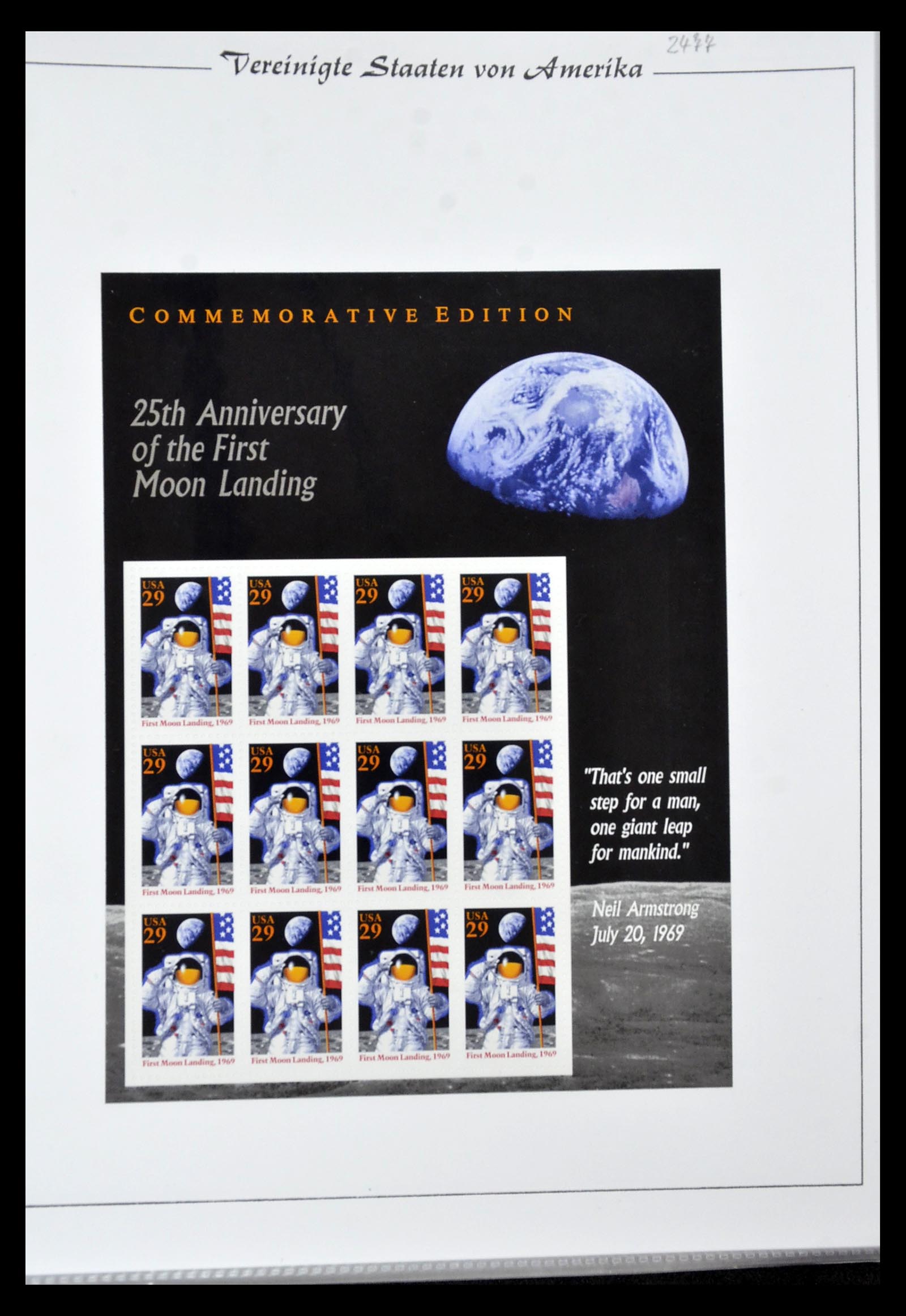 34834 023 - Stamp Collection 34834 USA sheetlets 1988-2005.
